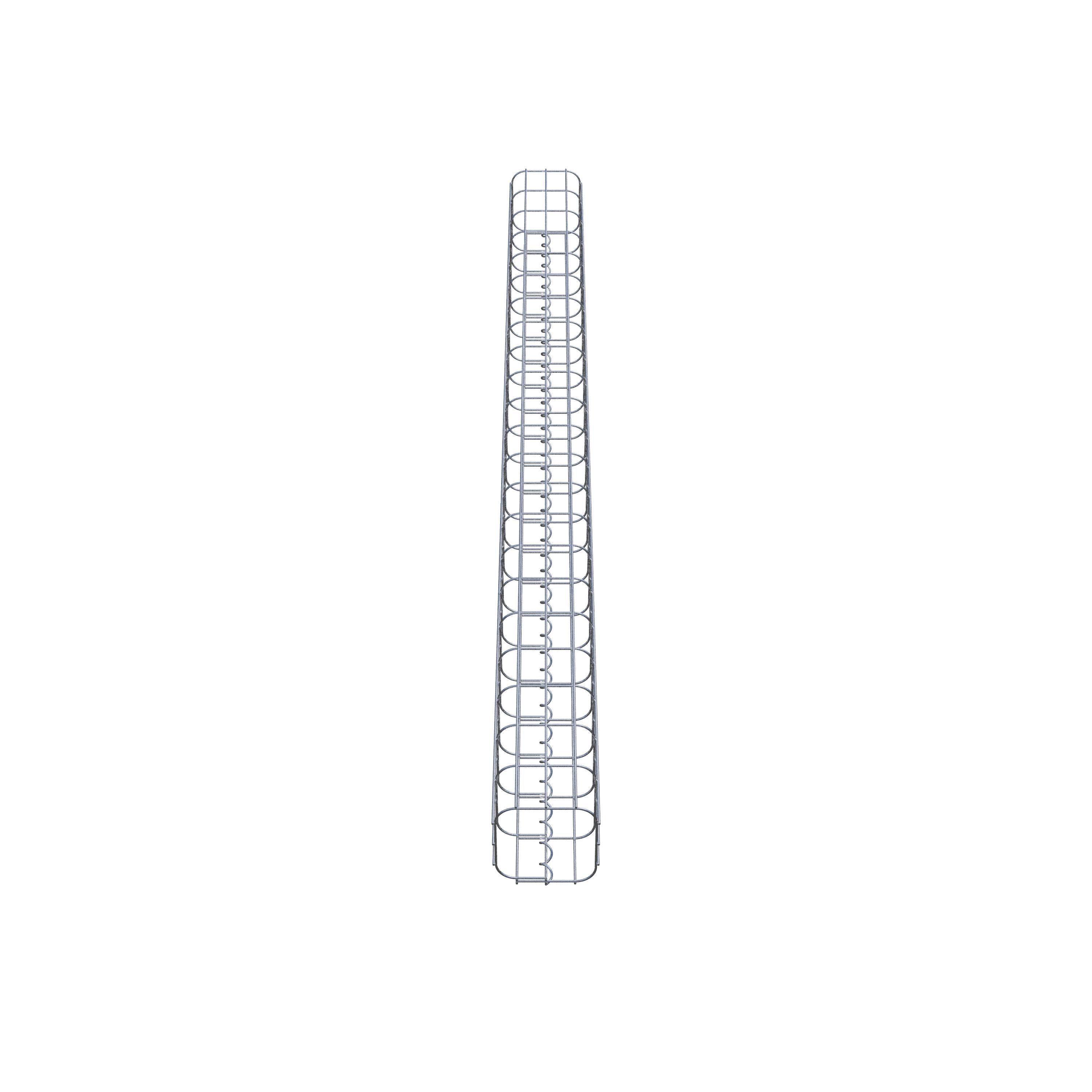 Columna de gaviones 17 x 17 cm, cuadrado MW 5 x 10 cm