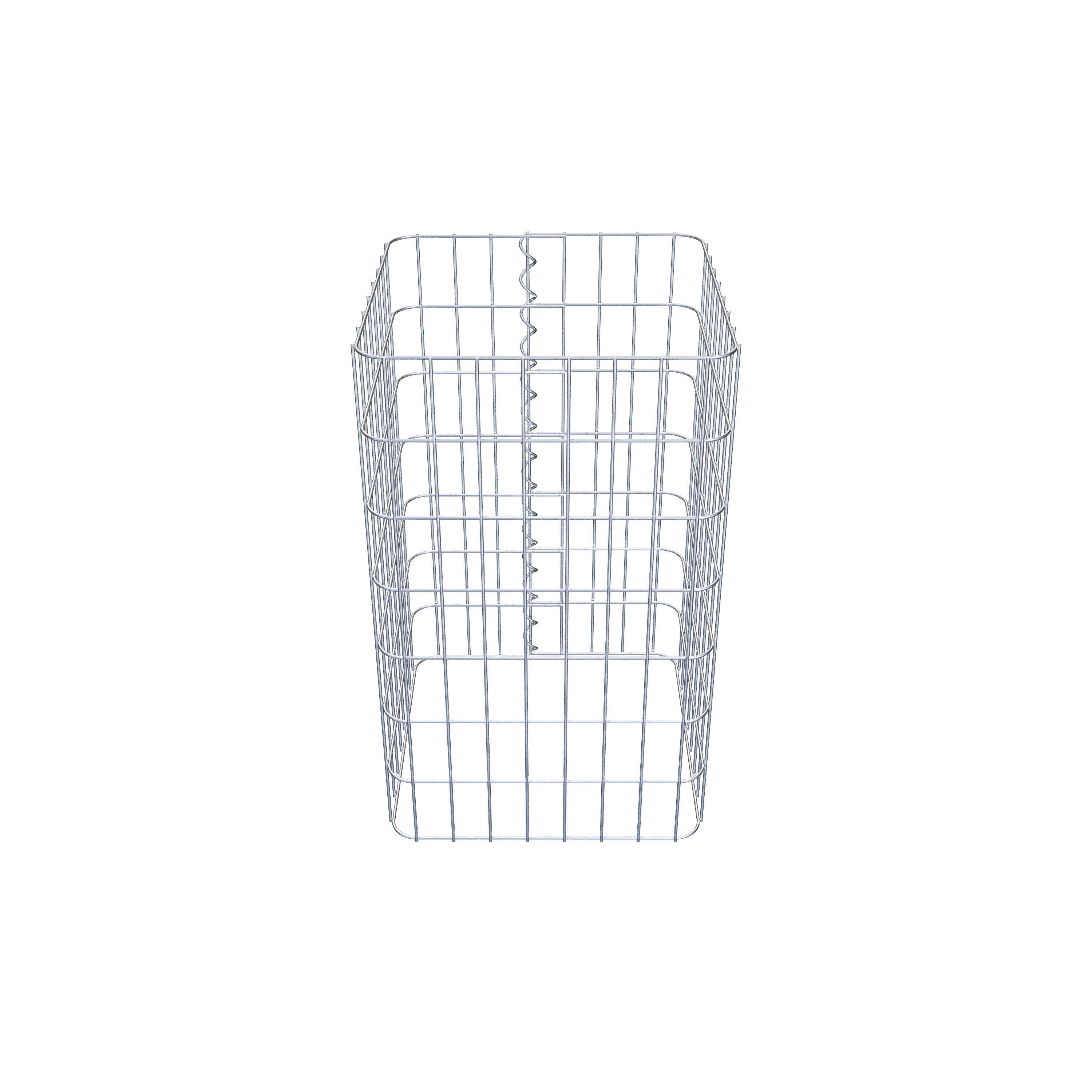 Columna de gaviones 42 x 42 cm, cuadrado MW 5 x 10 cm