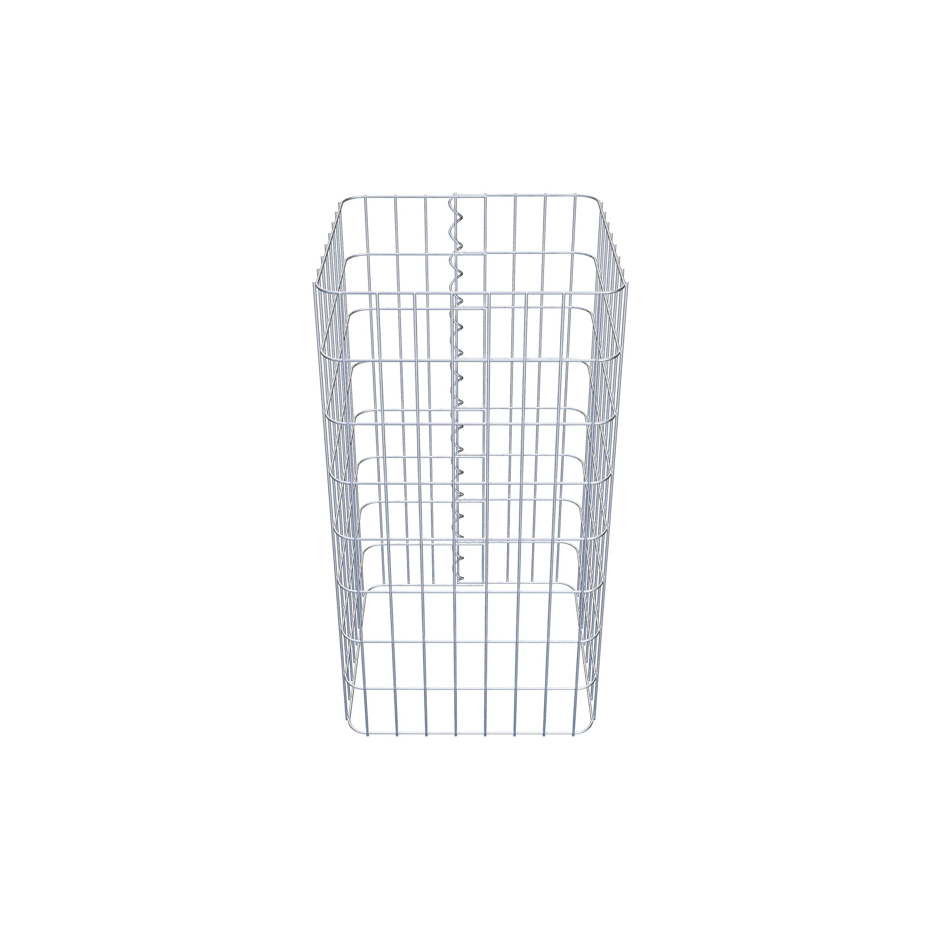 Columna de gaviones 42 x 42 cm, cuadrado MW 5 x 10 cm