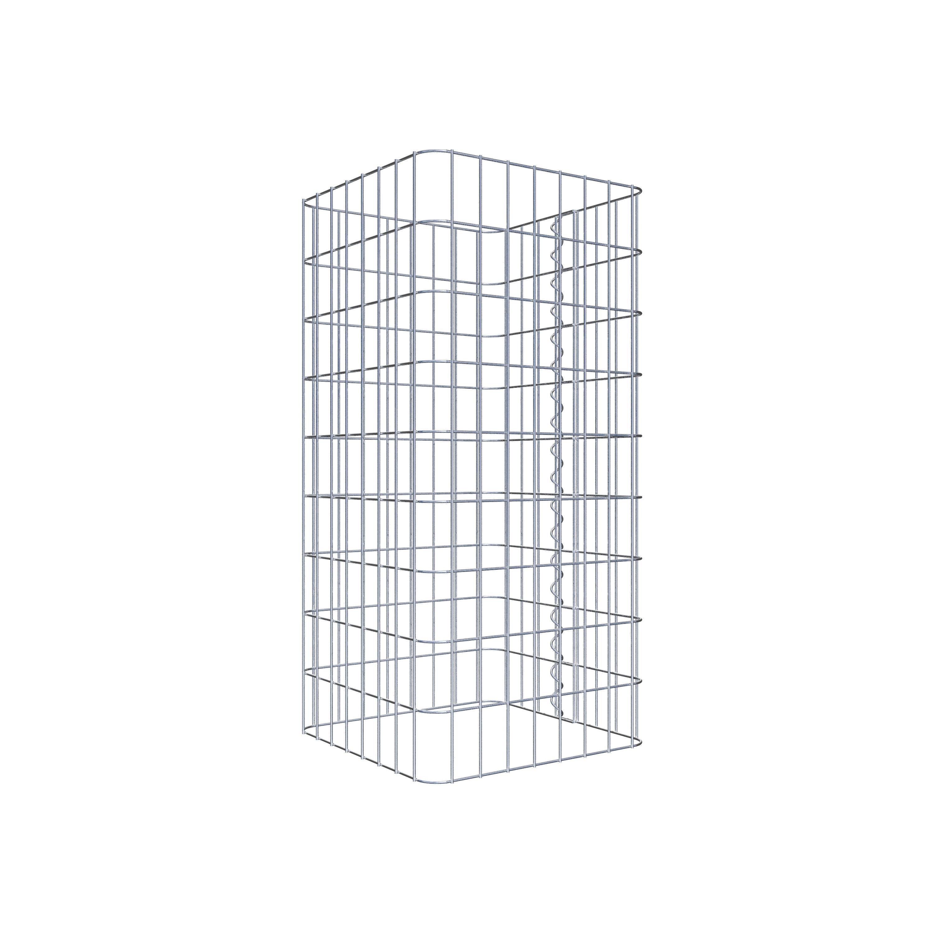 Columna de gaviones 42 x 42 cm, cuadrado MW 5 x 10 cm