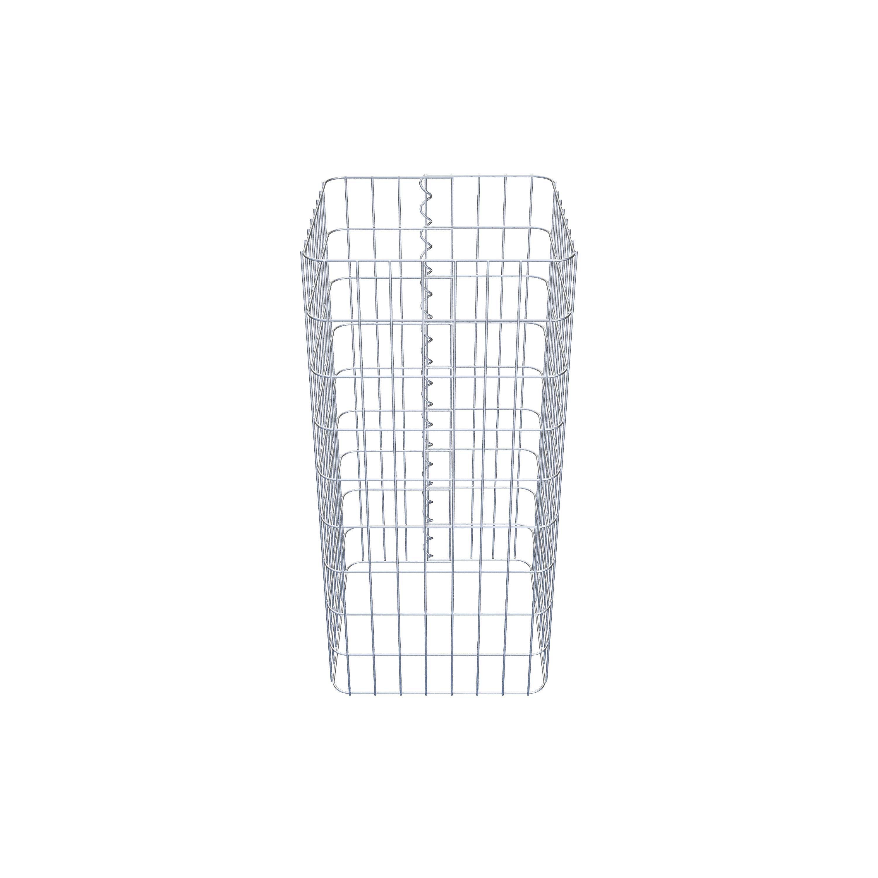 Columna de gaviones 42 x 42 cm, cuadrado MW 5 x 10 cm