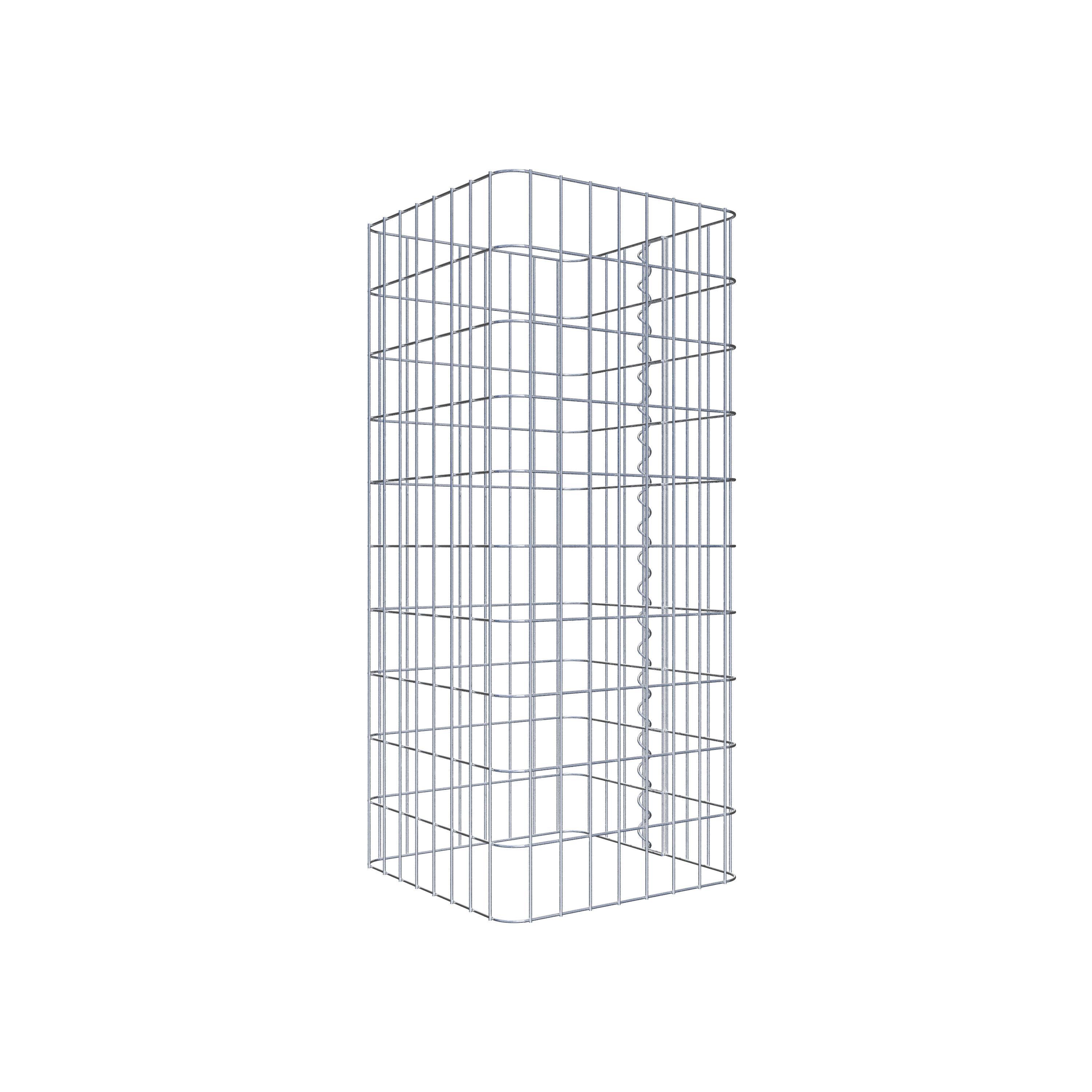 Columna de gaviones 42 x 42 cm, cuadrado MW 5 x 10 cm