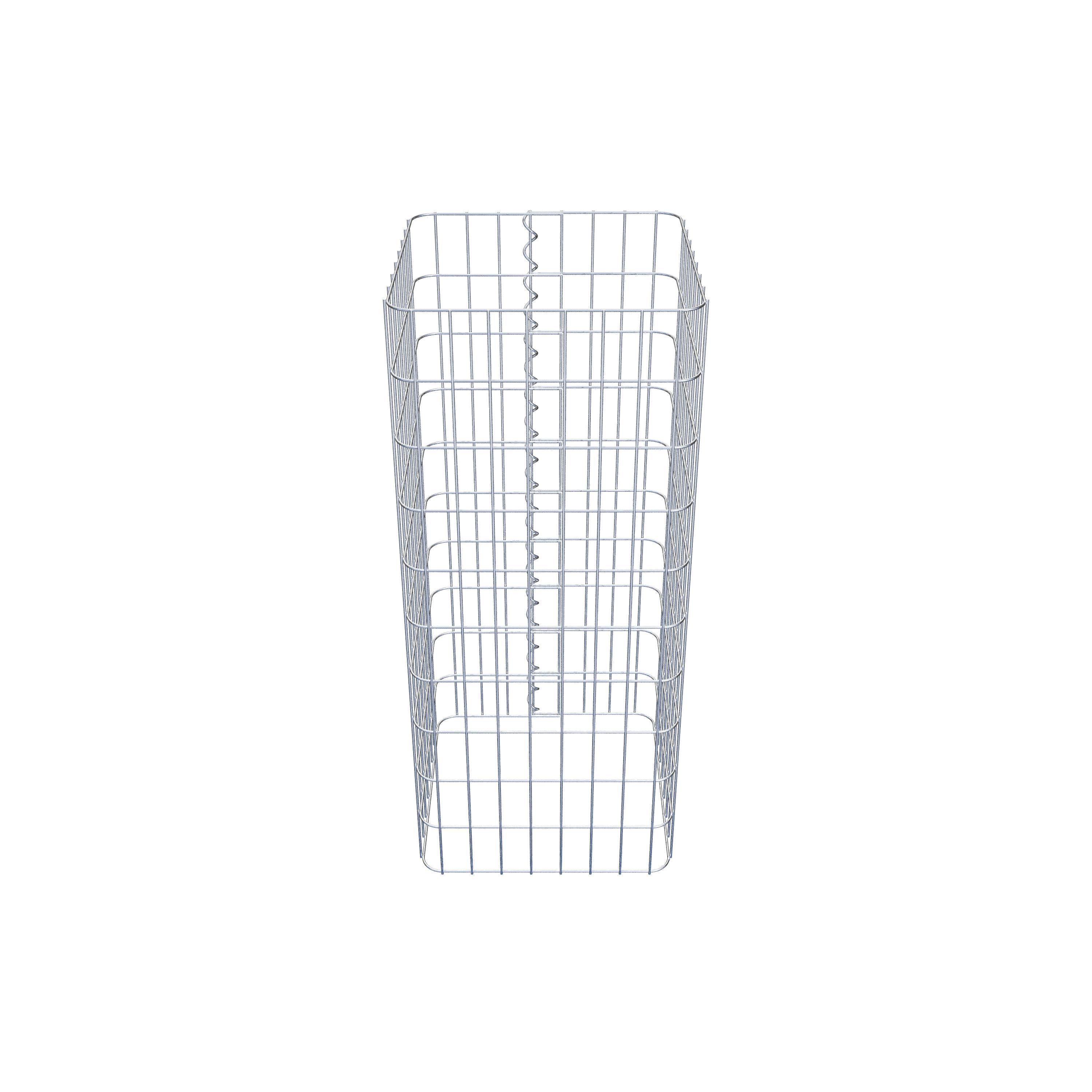 Columna de gaviones 42 x 42 cm, cuadrado MW 5 x 10 cm