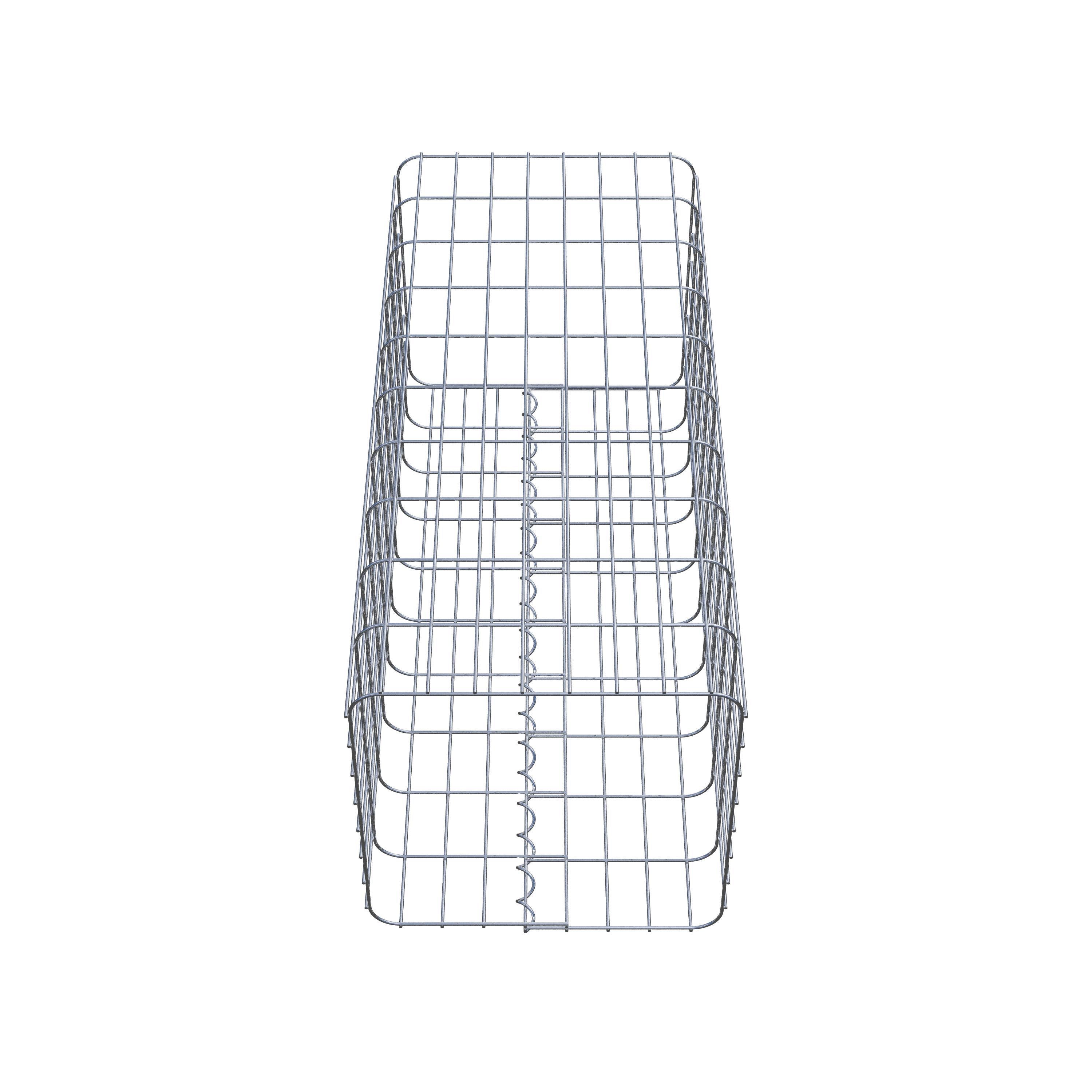 Columna de gaviones 42 x 42 cm, cuadrado MW 5 x 10 cm