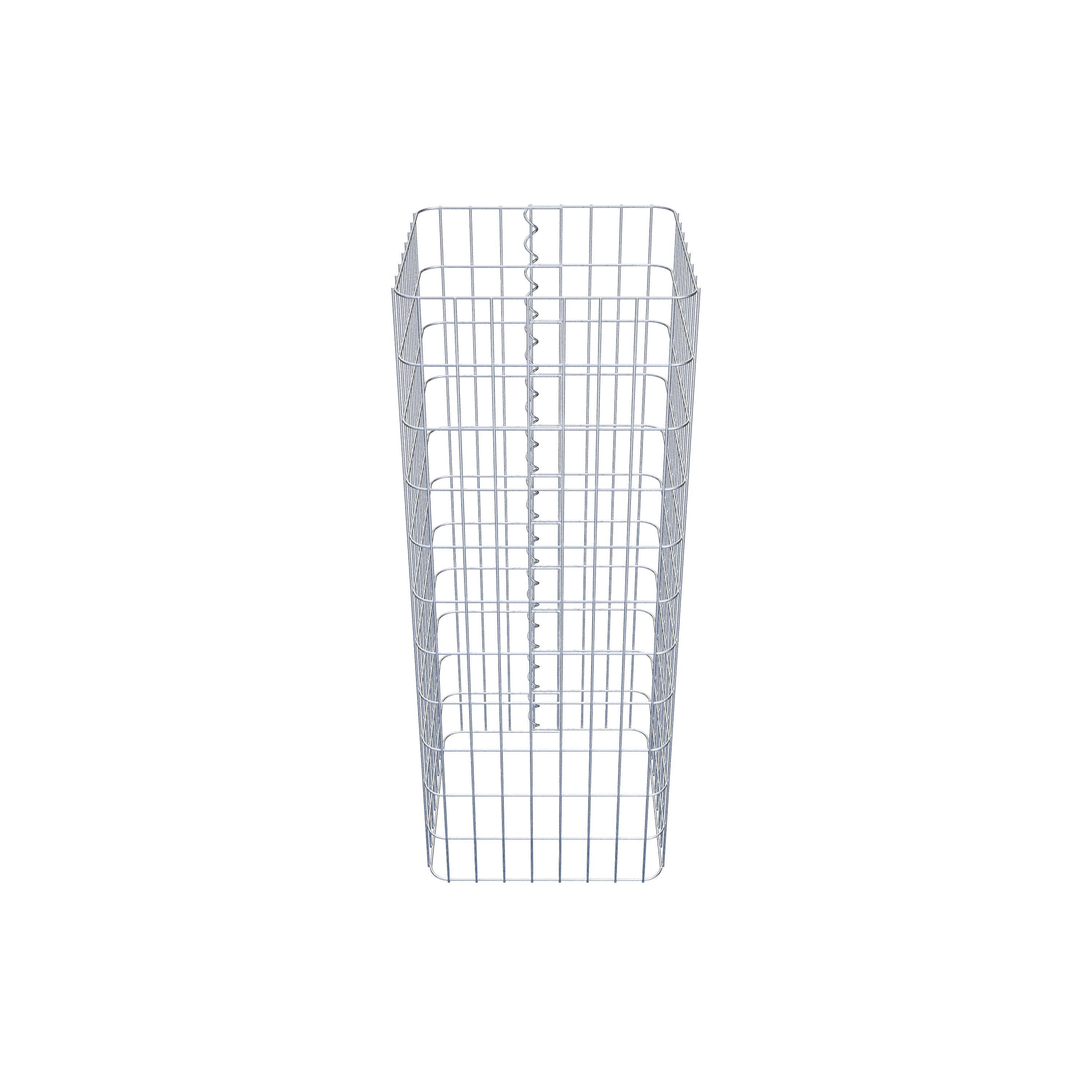 Columna de gaviones 42 x 42 cm, cuadrado MW 5 x 10 cm
