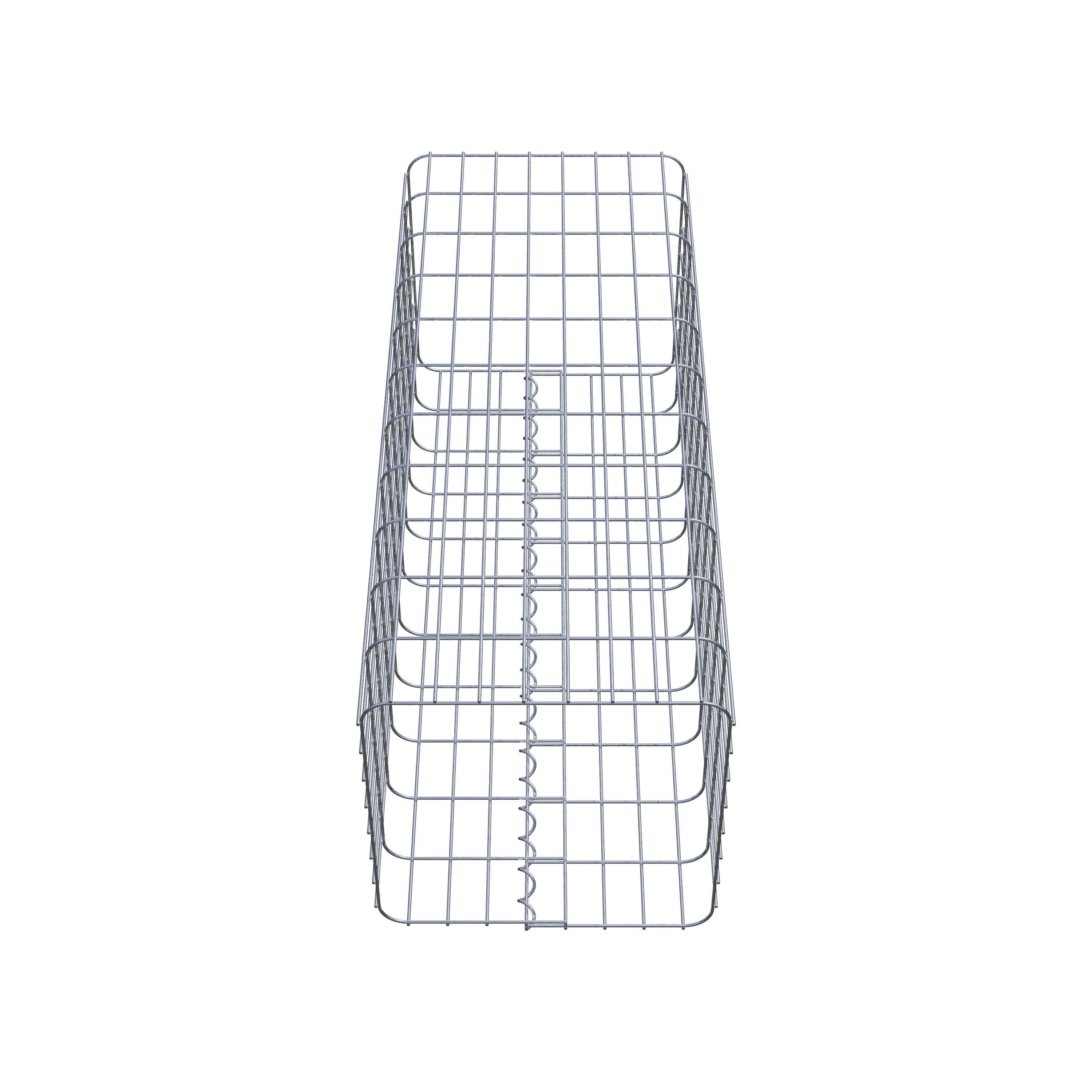Columna de gaviones 42 x 42 cm, cuadrado MW 5 x 10 cm