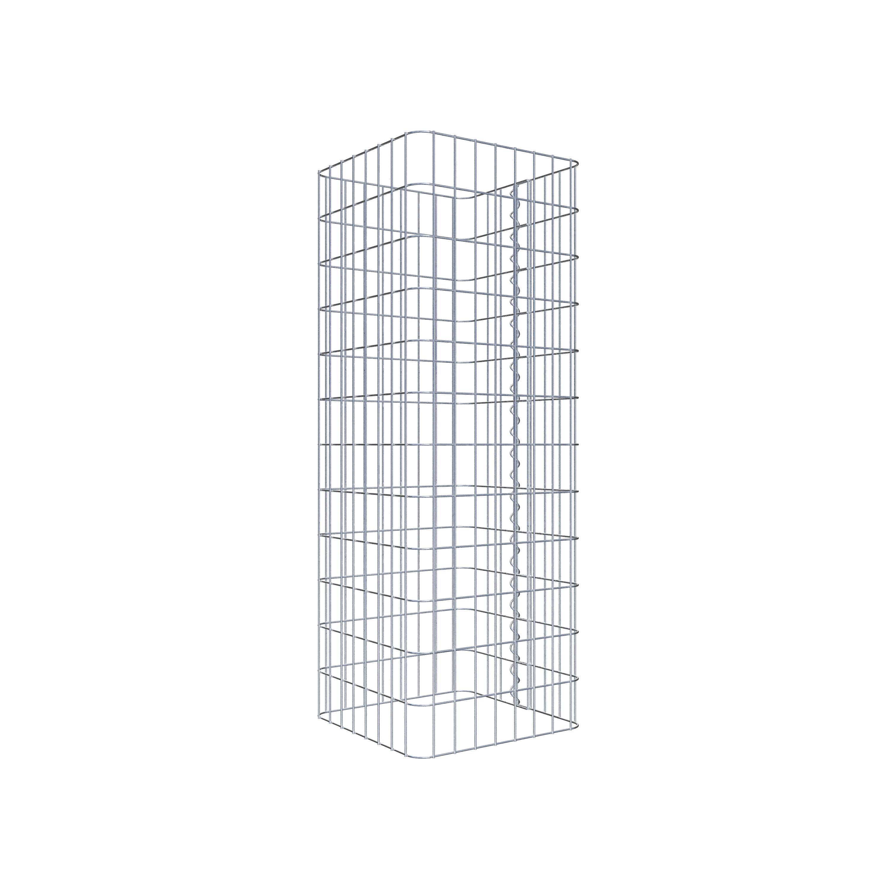 Columna de gaviones 42 x 42 cm, cuadrado MW 5 x 10 cm