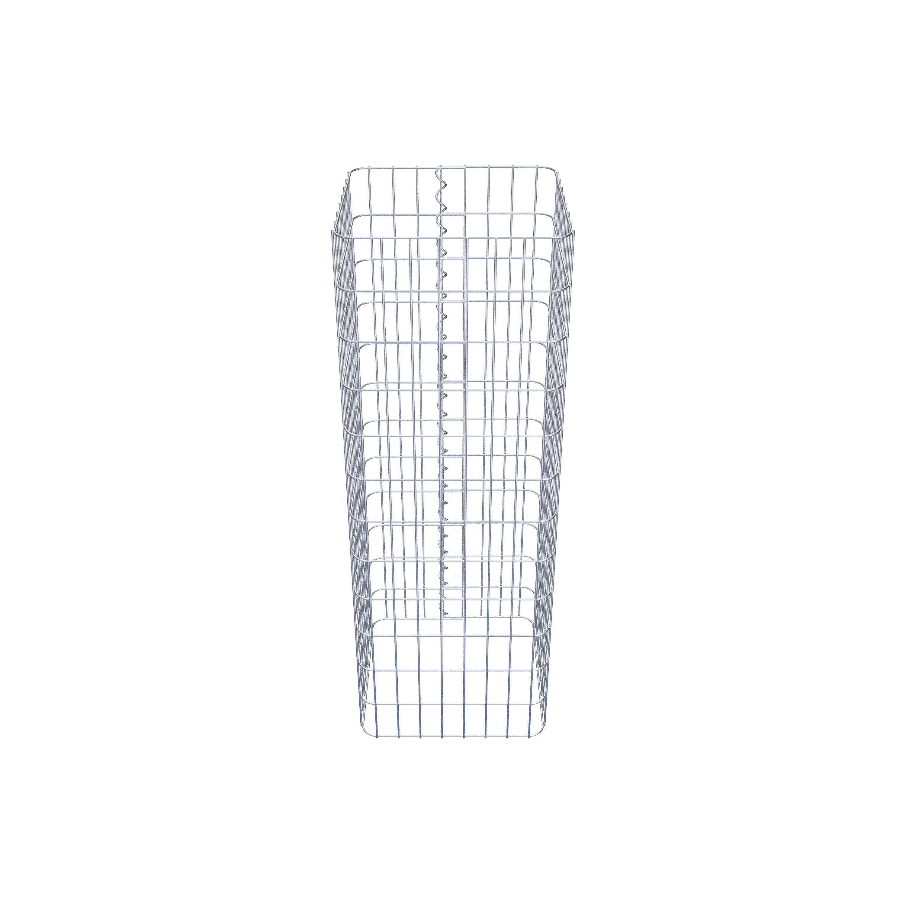 Columna de gaviones 42 x 42 cm, cuadrado MW 5 x 10 cm