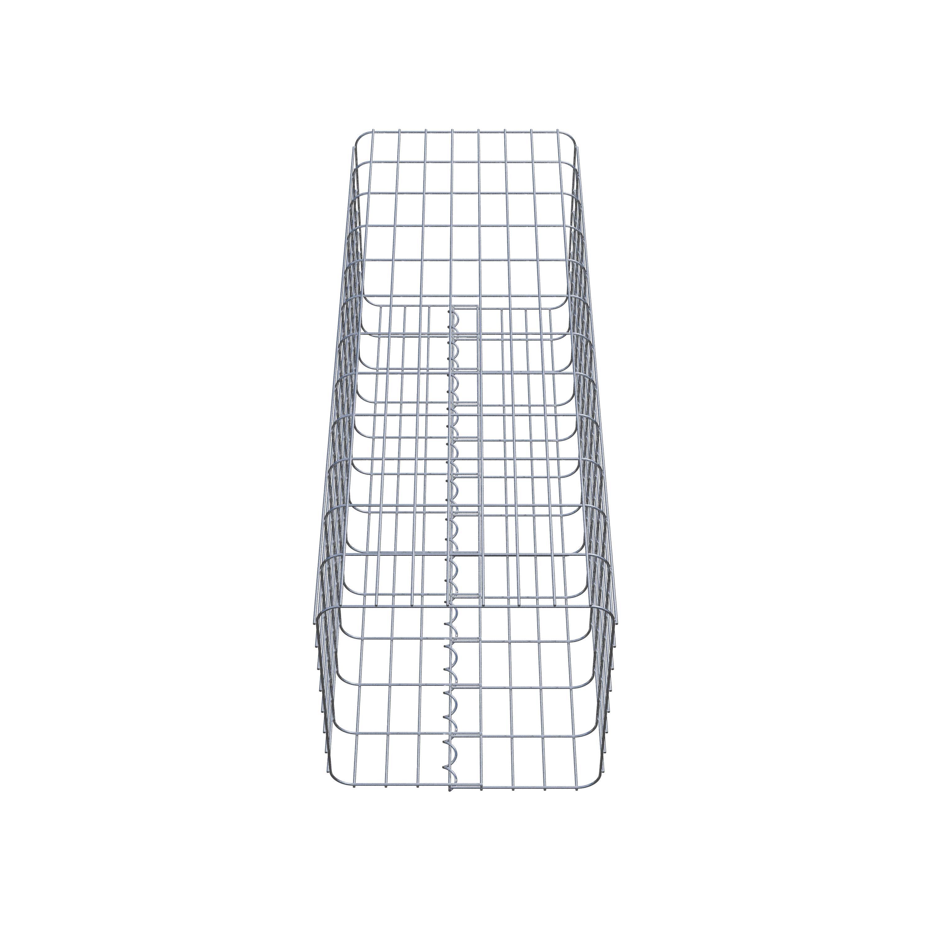 Columna de gaviones 42 x 42 cm, cuadrado MW 5 x 10 cm