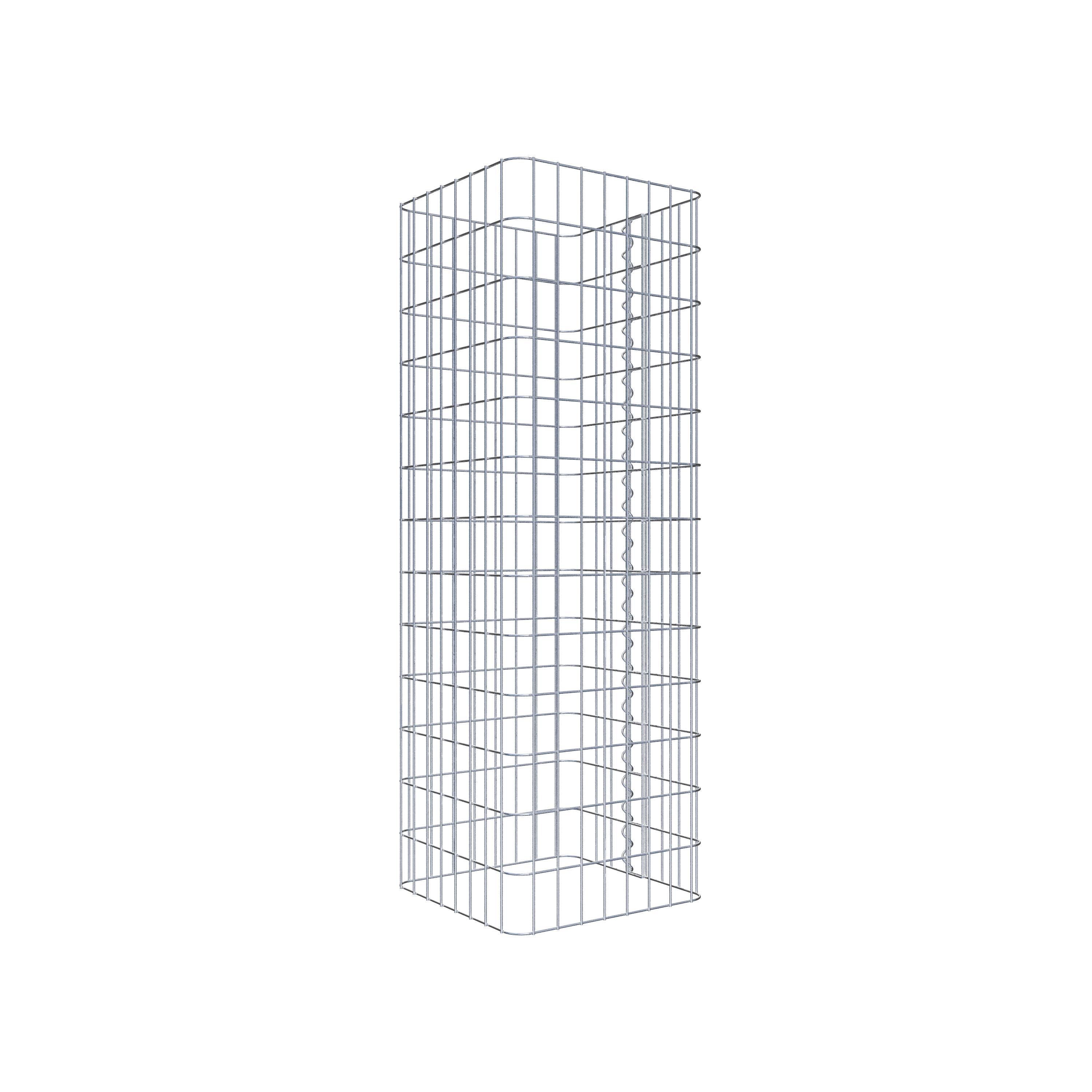 Columna de gaviones 42 x 42 cm, cuadrado MW 5 x 10 cm