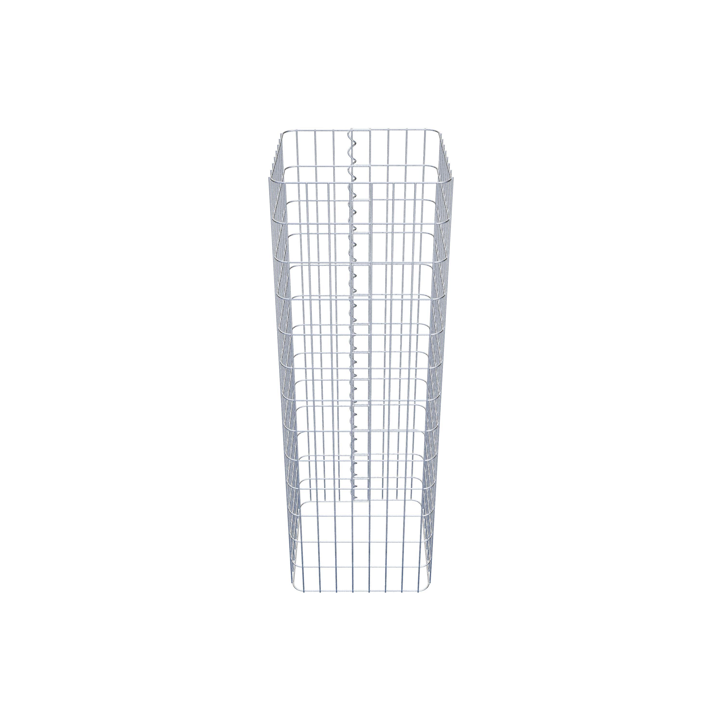 Columna de gaviones 42 x 42 cm, cuadrado MW 5 x 10 cm