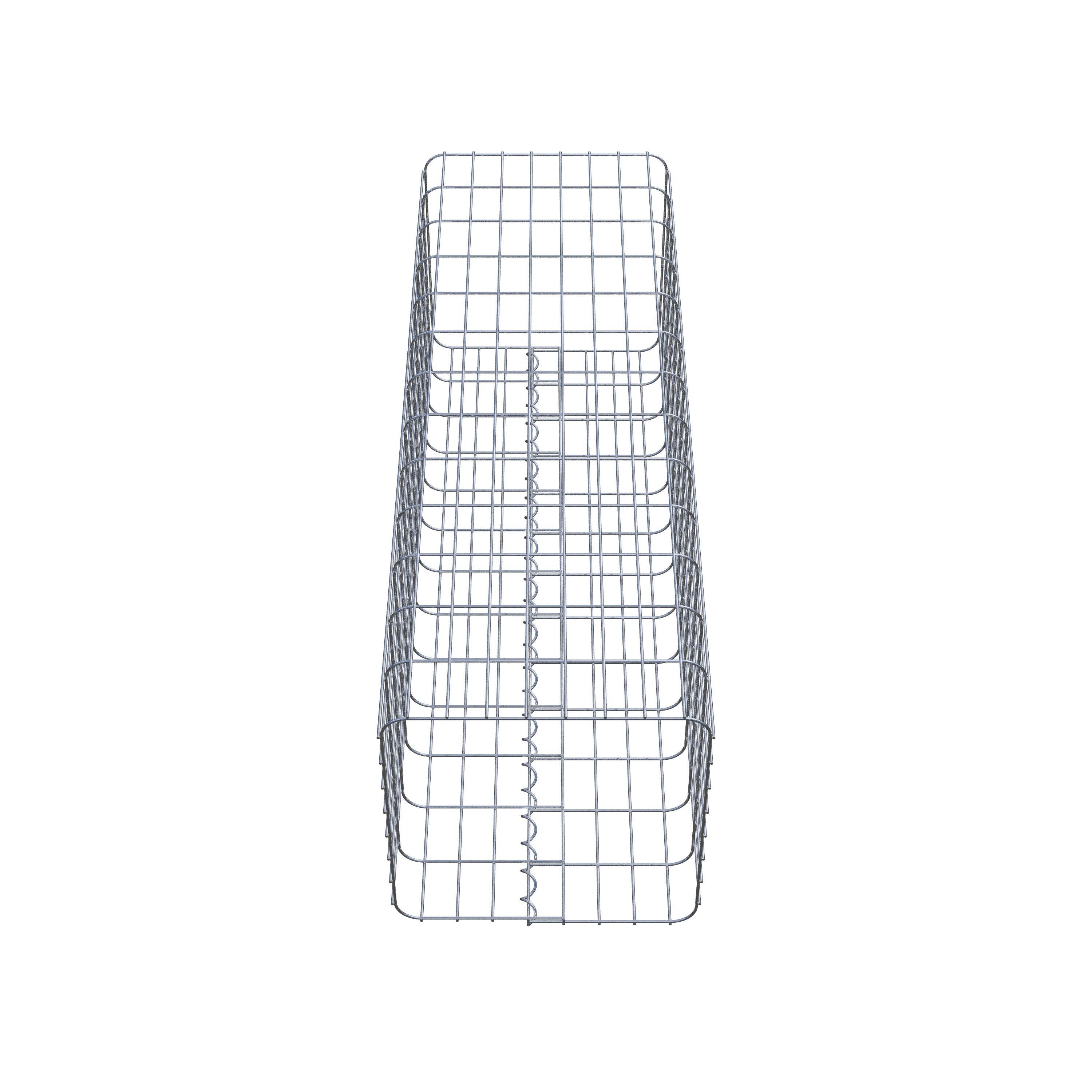 Columna de gaviones 42 x 42 cm, cuadrado MW 5 x 10 cm