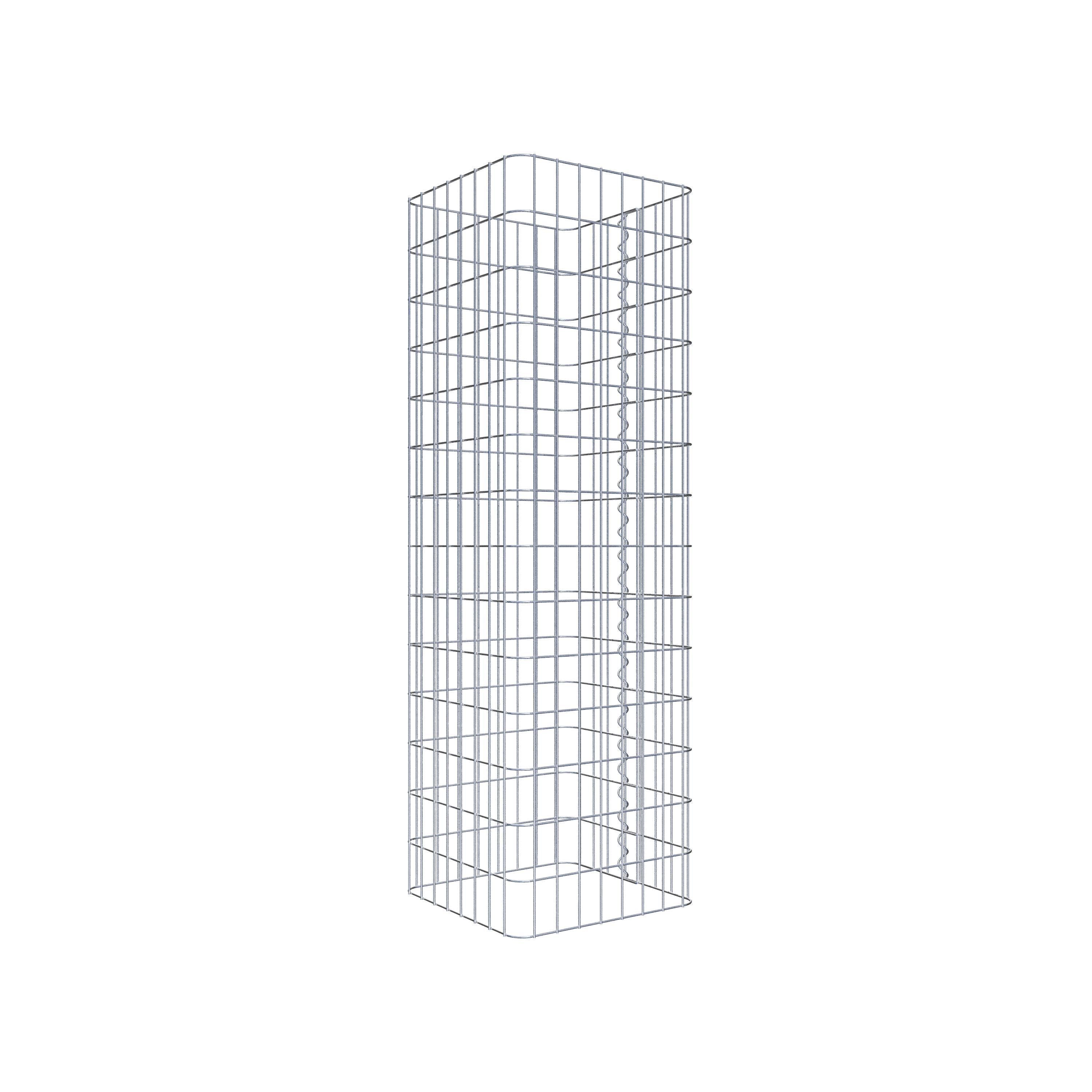 Columna de gaviones 42 x 42 cm, cuadrado MW 5 x 10 cm