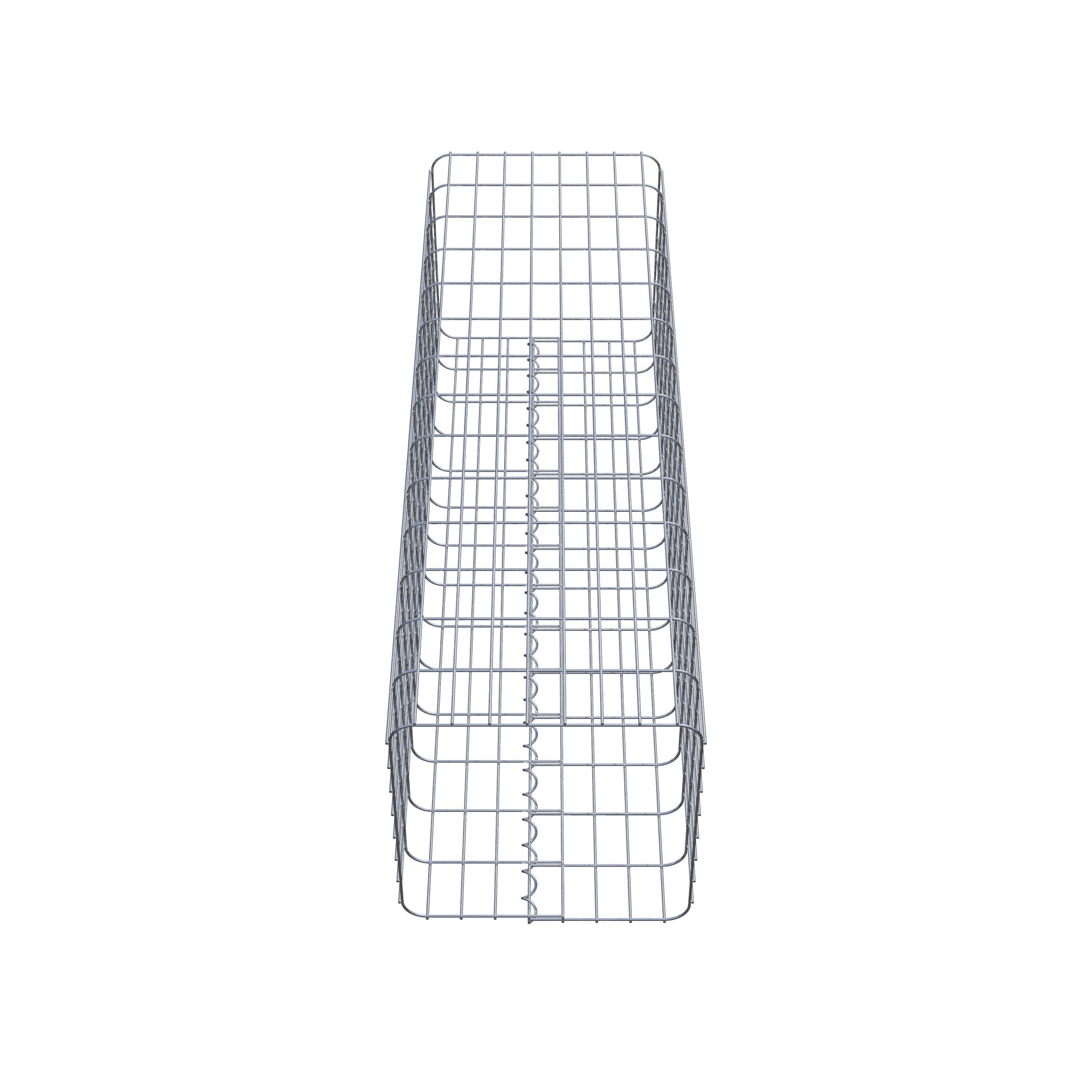 Columna de gaviones 42 x 42 cm, cuadrado MW 5 x 10 cm