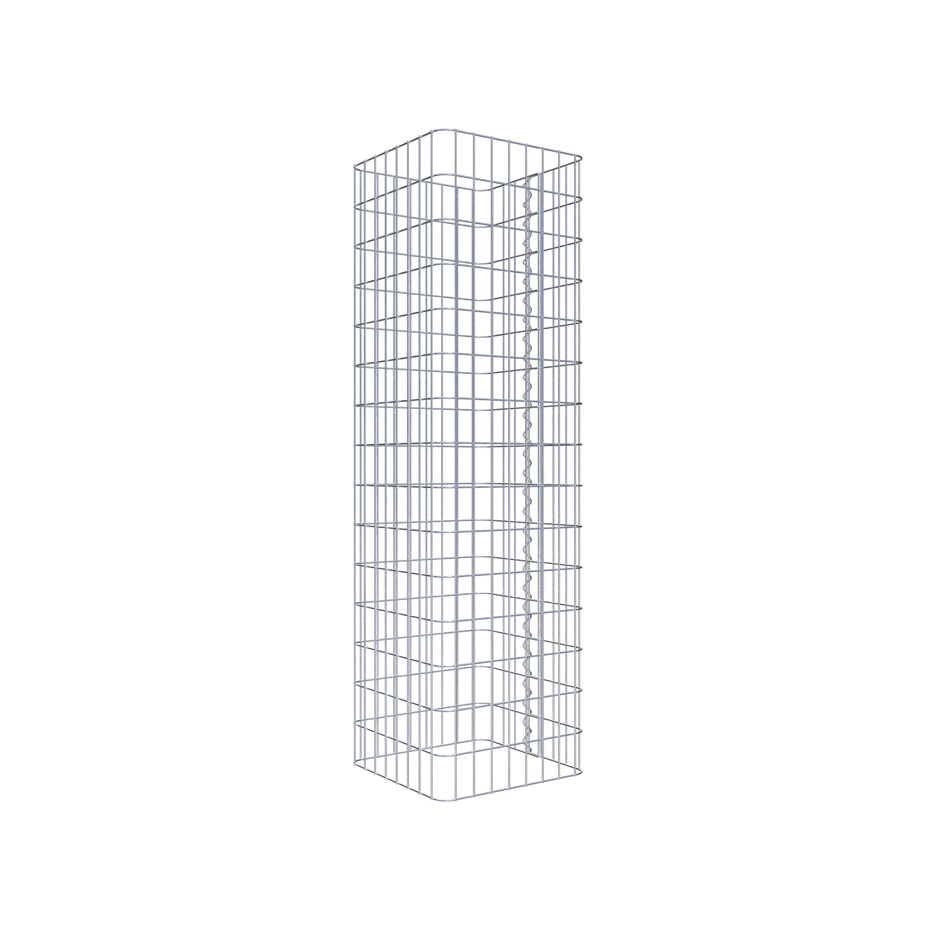 Columna de gaviones 42 x 42 cm, cuadrado MW 5 x 10 cm