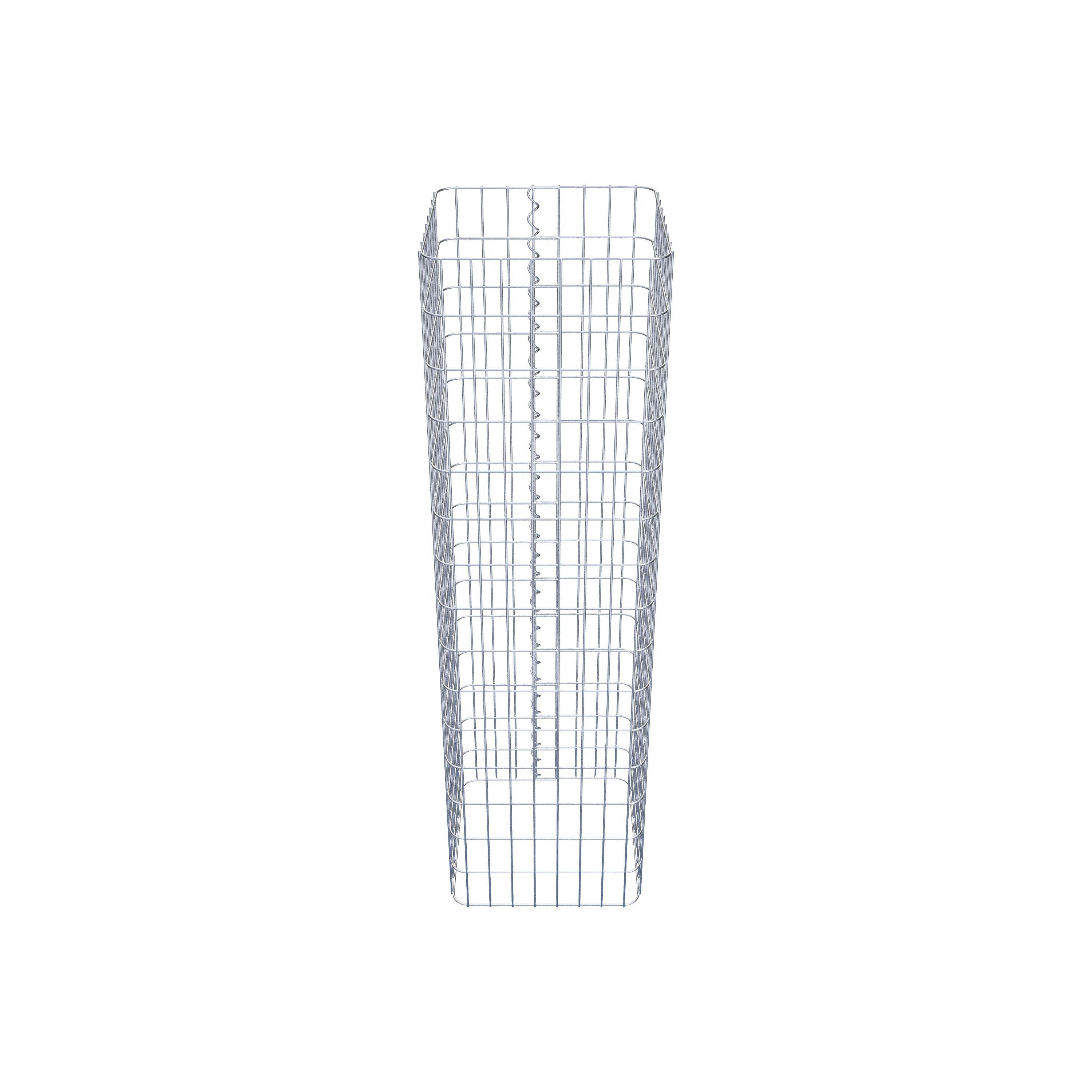 Columna de gaviones 42 x 42 cm, cuadrado MW 5 x 10 cm