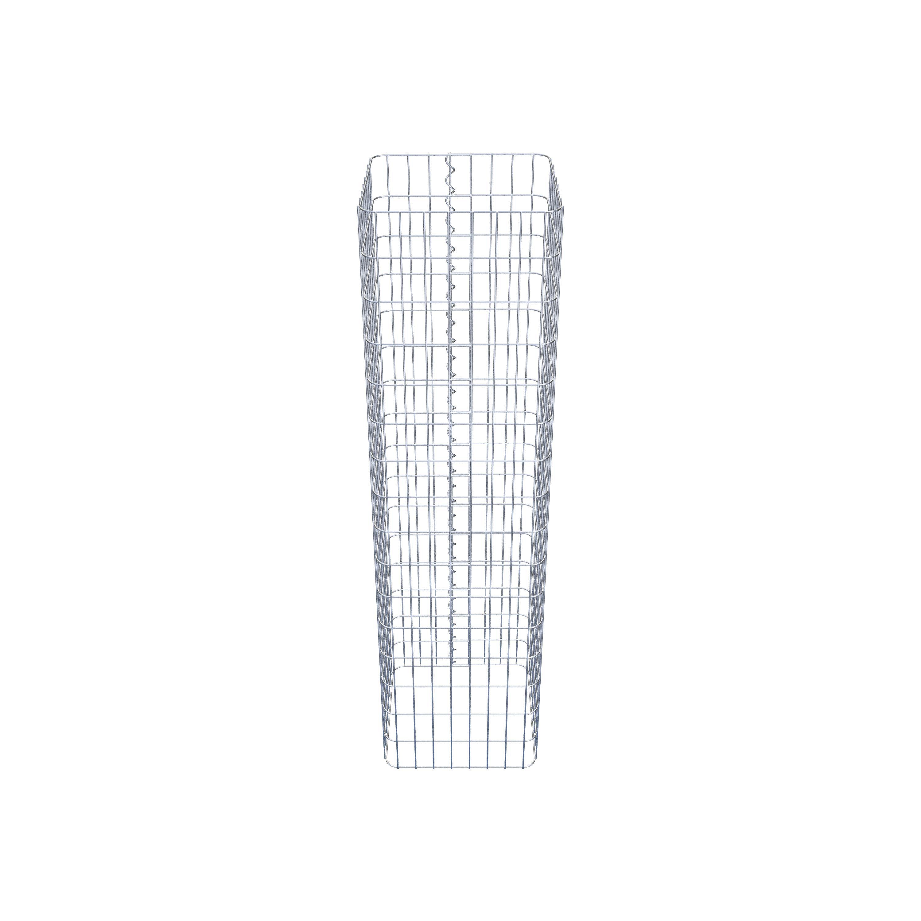 Columna de gaviones 42 x 42 cm, cuadrado MW 5 x 10 cm