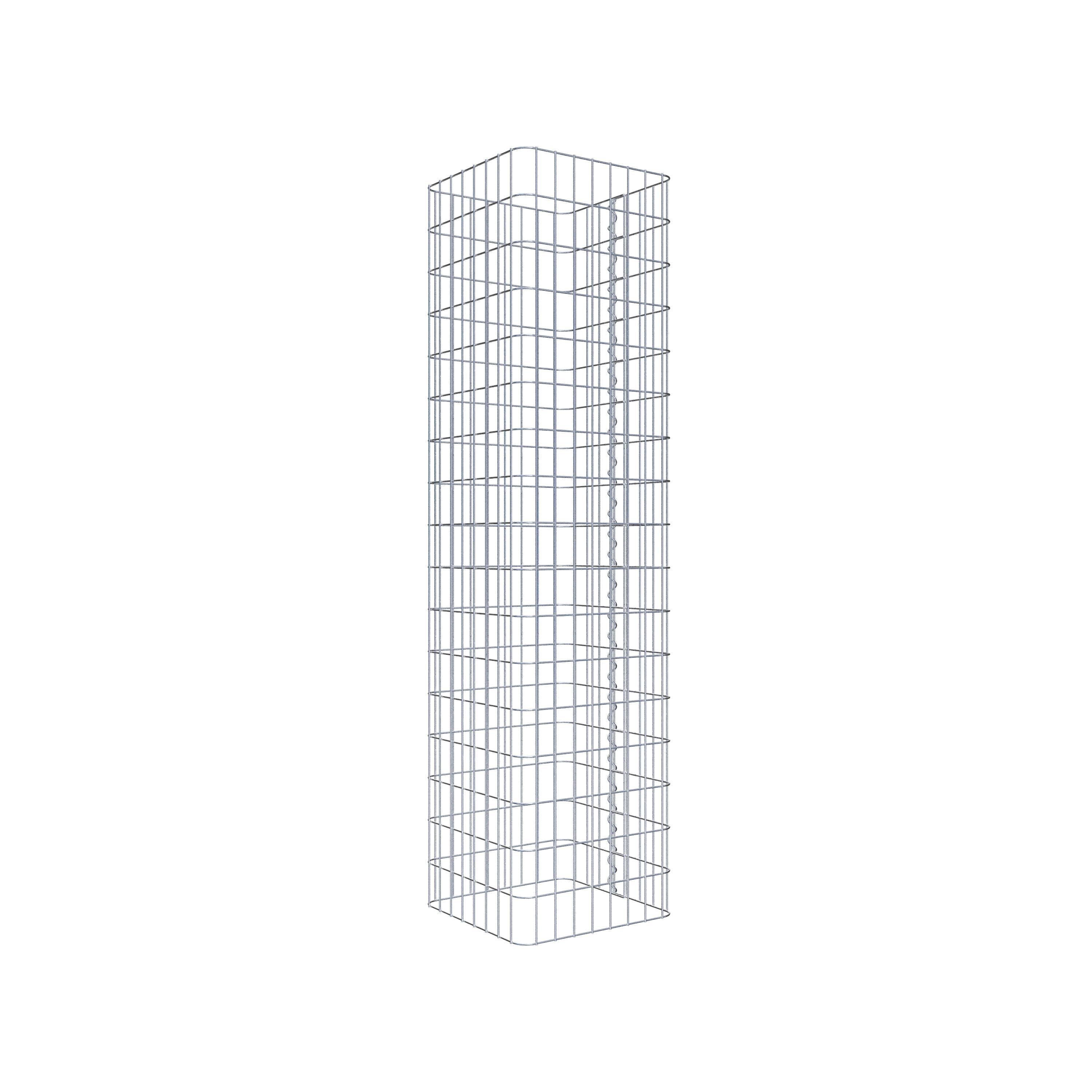 Columna de gaviones 42 x 42 cm, cuadrado MW 5 x 10 cm