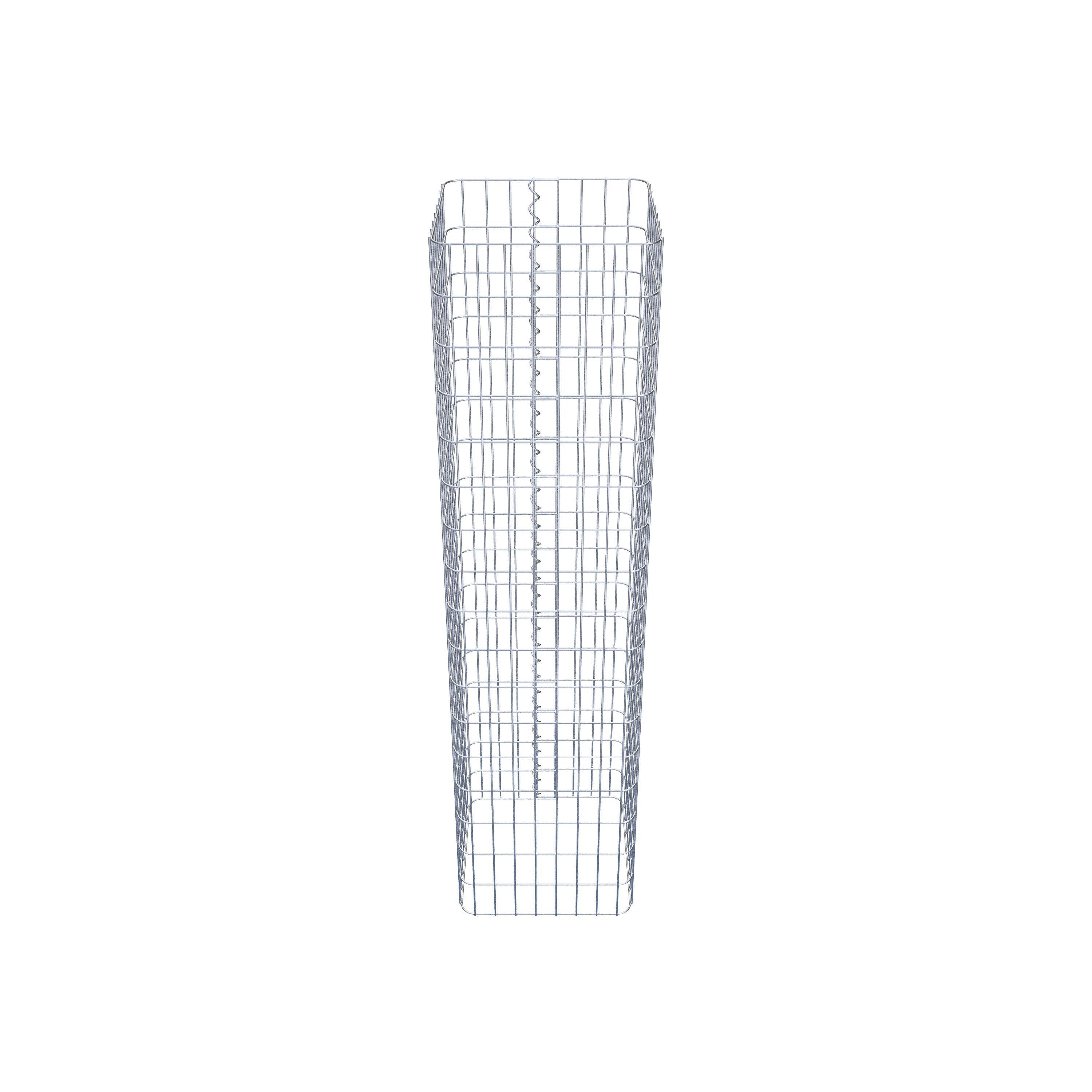 Columna de gaviones 42 x 42 cm, cuadrado MW 5 x 10 cm