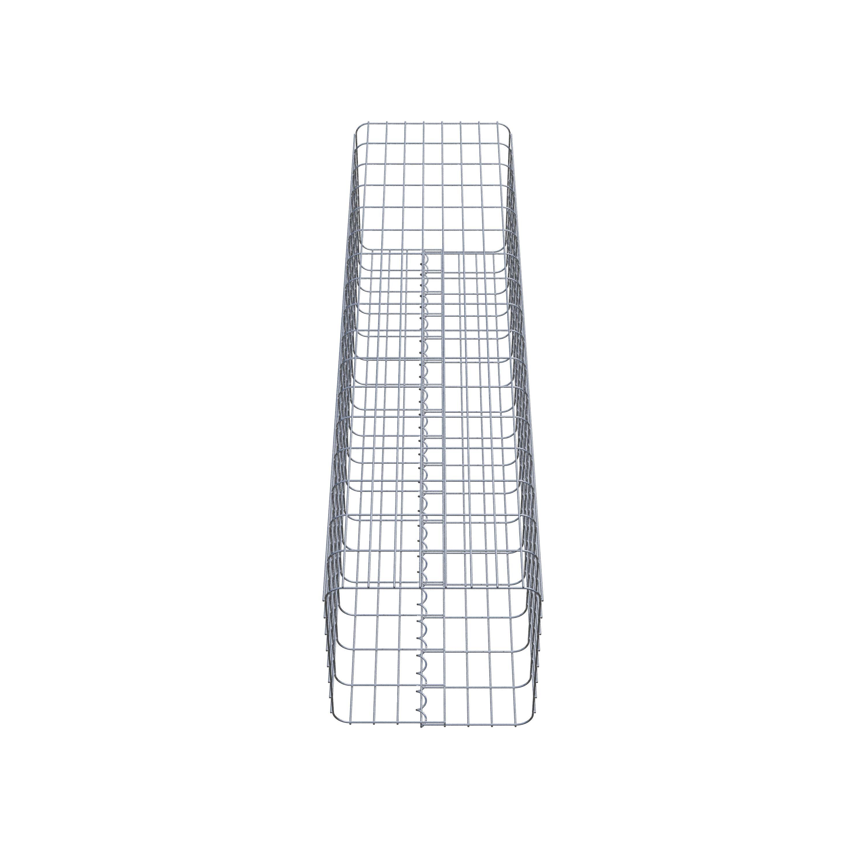 Columna de gaviones 42 x 42 cm, cuadrado MW 5 x 10 cm