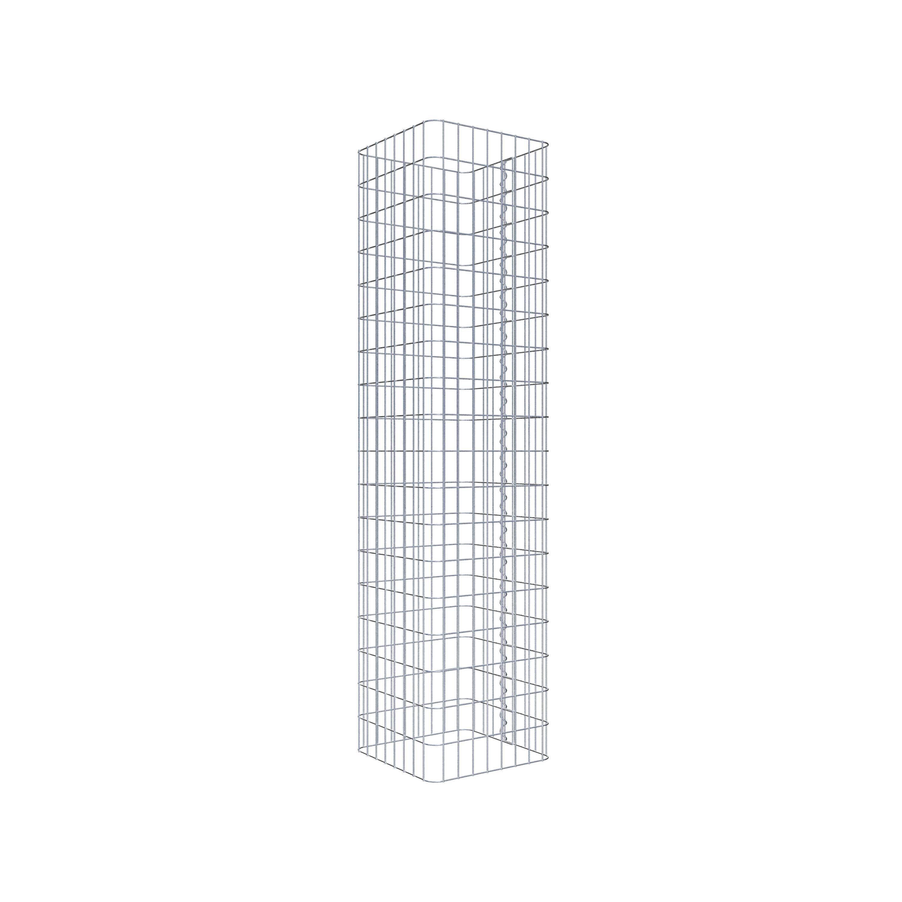 Columna de gaviones 42 x 42 cm, cuadrado MW 5 x 10 cm