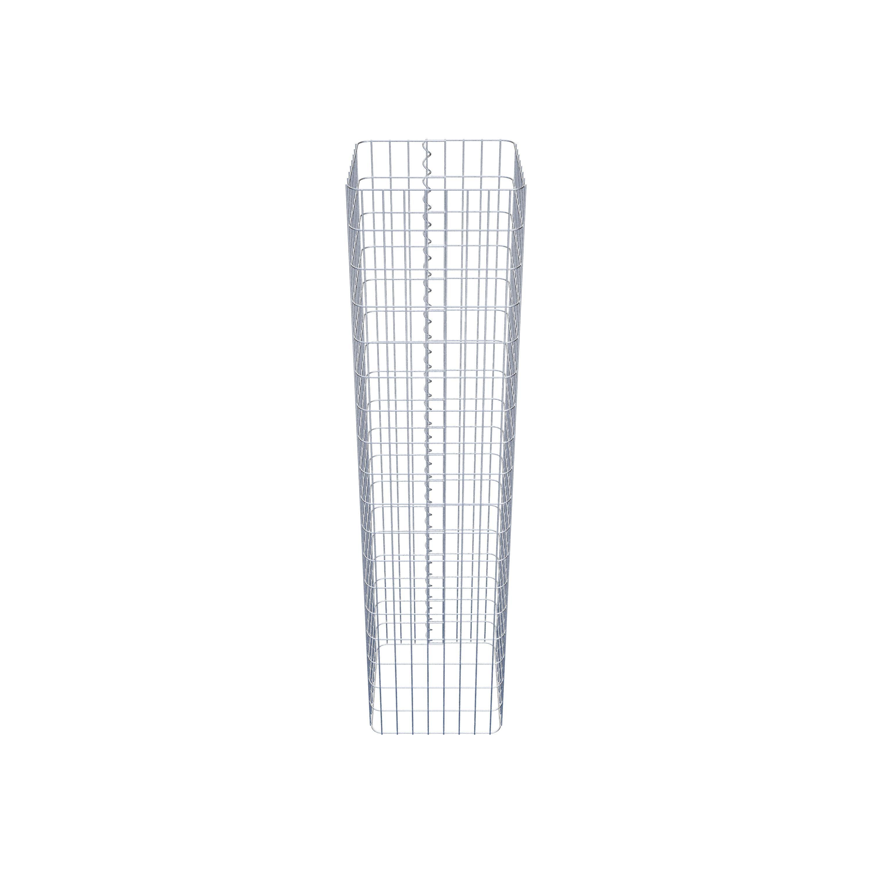 Columna de gaviones 42 x 42 cm, cuadrado MW 5 x 10 cm