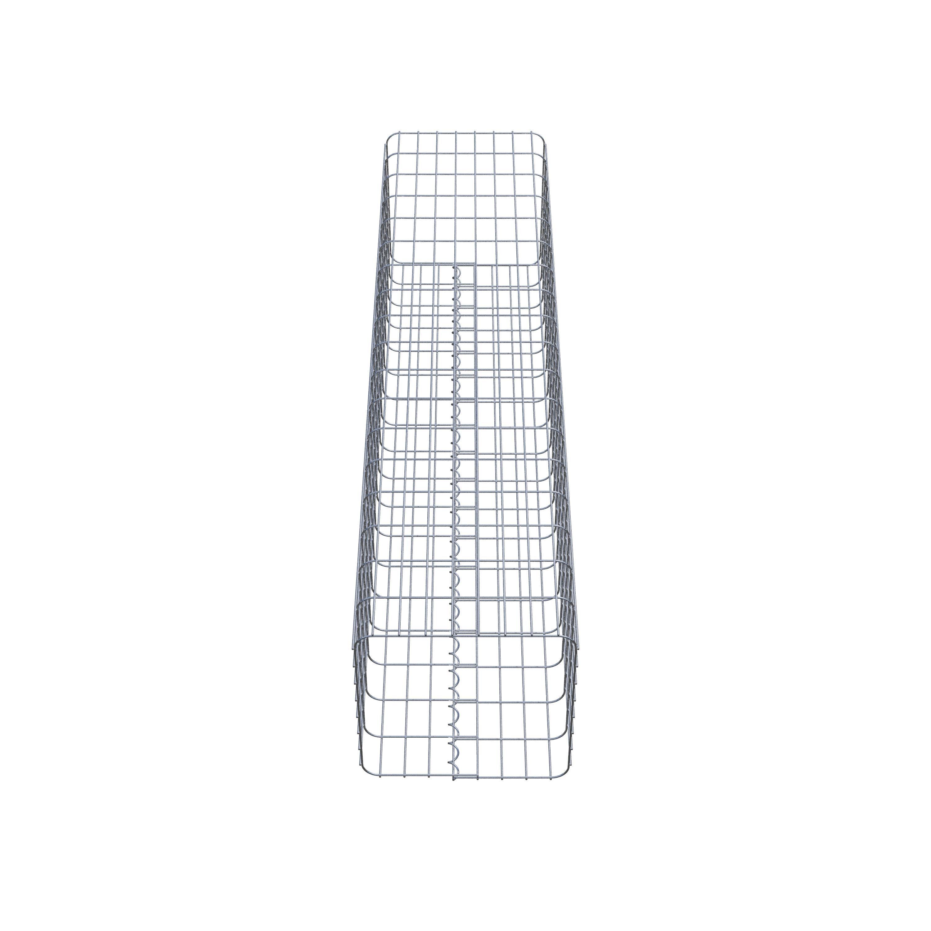 Columna de gaviones 42 x 42 cm, cuadrado MW 5 x 10 cm