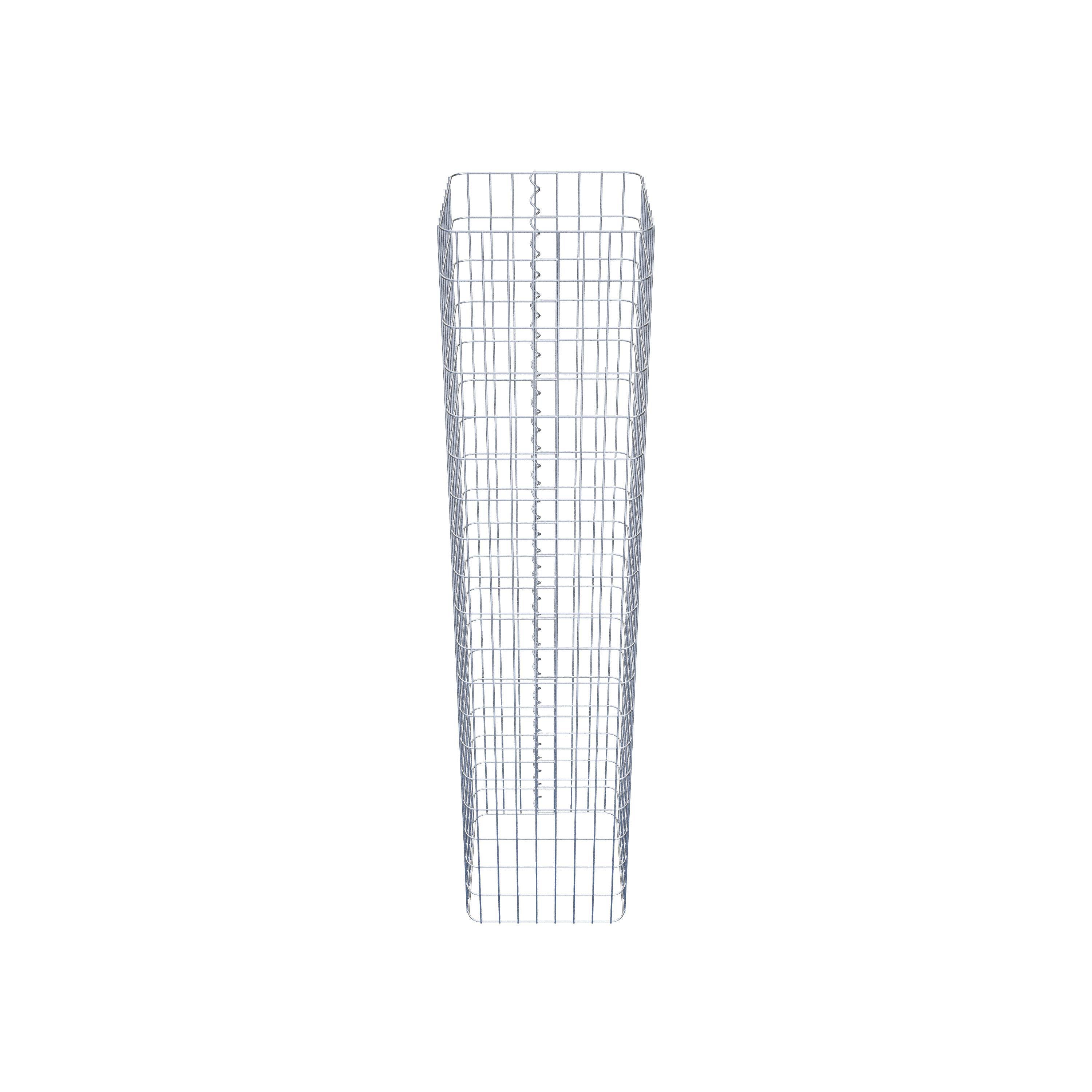 Columna de gaviones 42 x 42 cm, cuadrado MW 5 x 10 cm