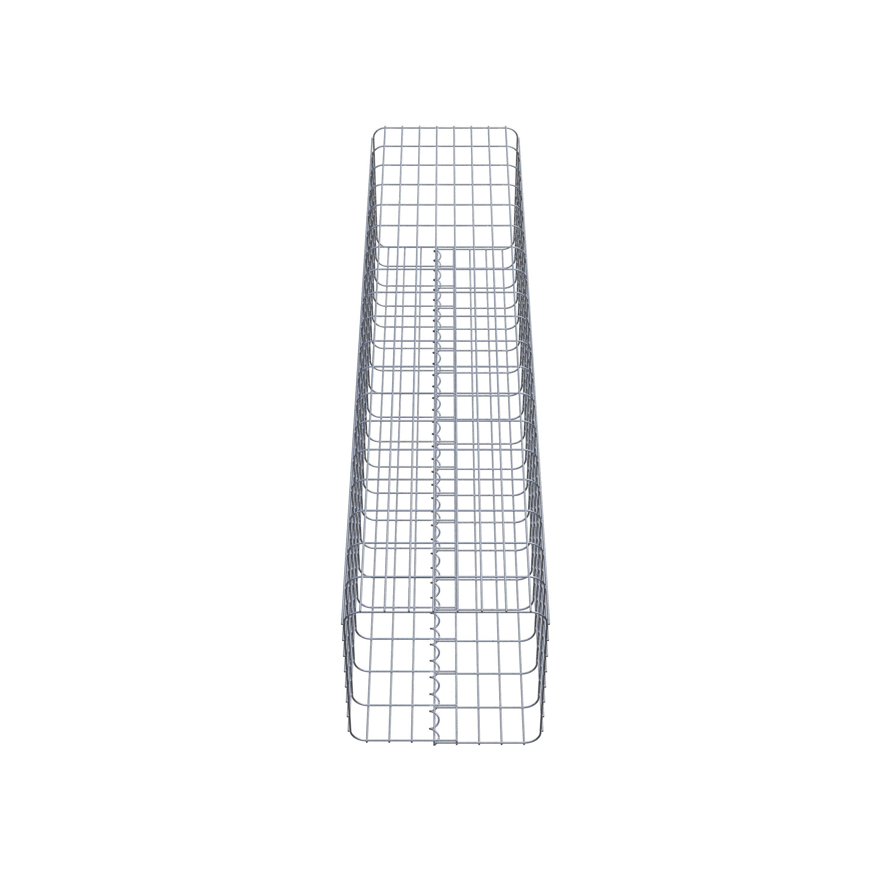 Columna de gaviones 42 x 42 cm, cuadrado MW 5 x 10 cm