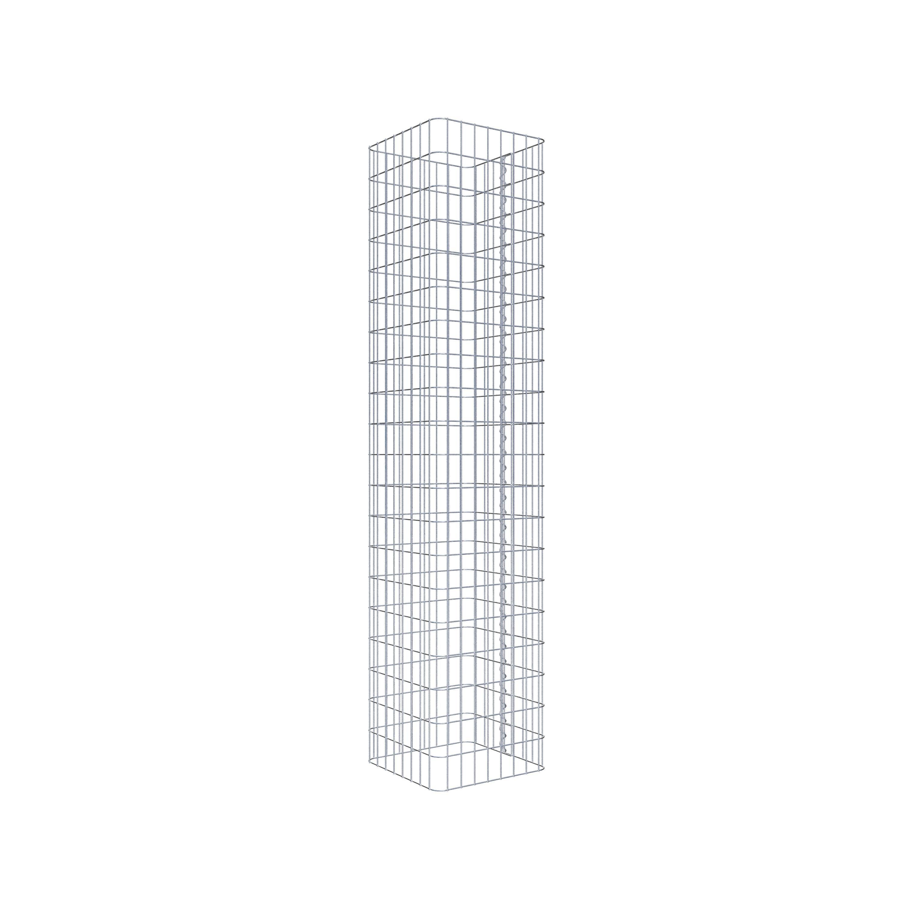 Columna de gaviones 42 x 42 cm, cuadrado MW 5 x 10 cm