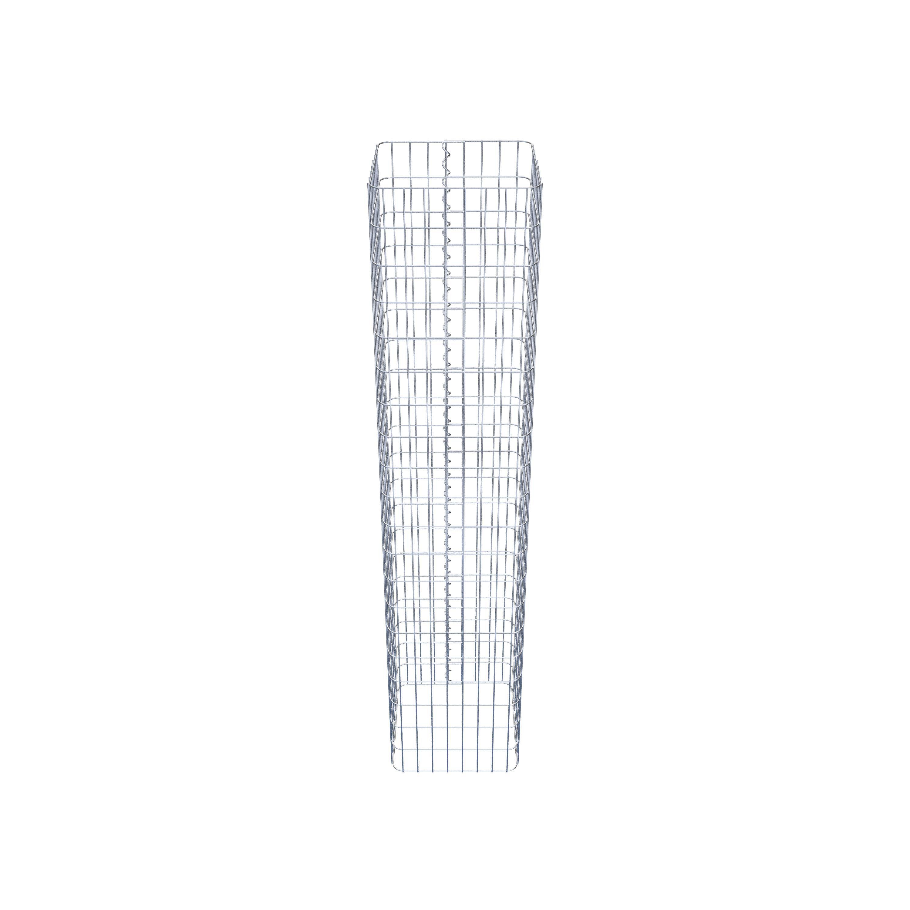 Columna de gaviones 42 x 42 cm, cuadrado MW 5 x 10 cm