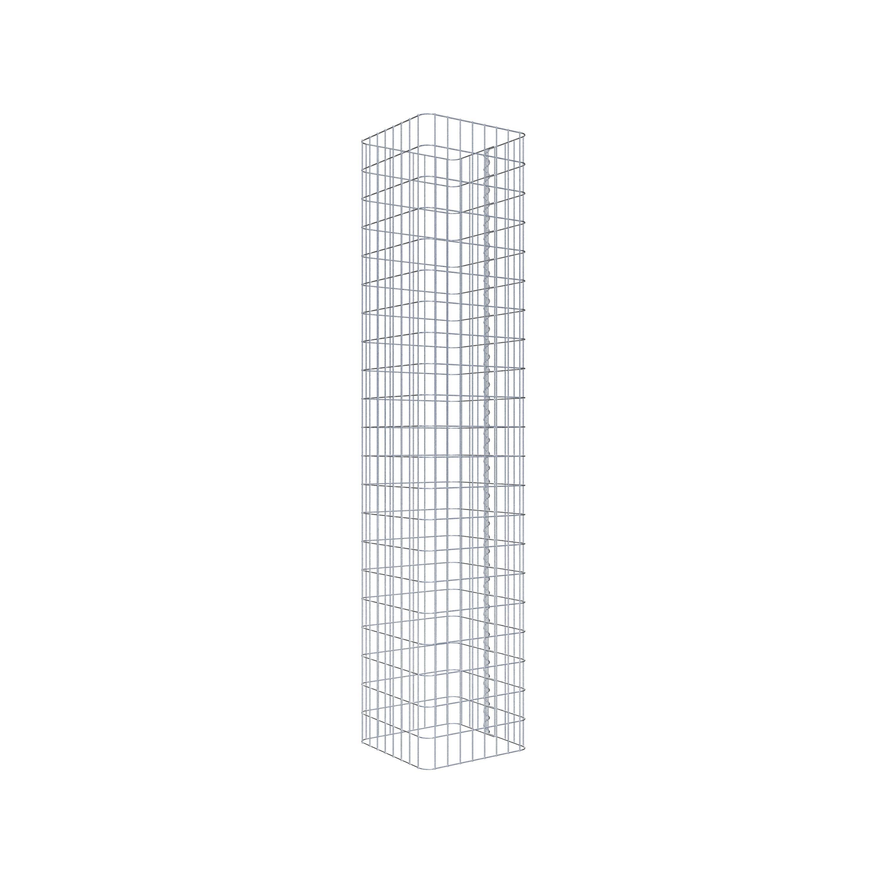 Columna de gaviones 42 x 42 cm, cuadrado MW 5 x 10 cm