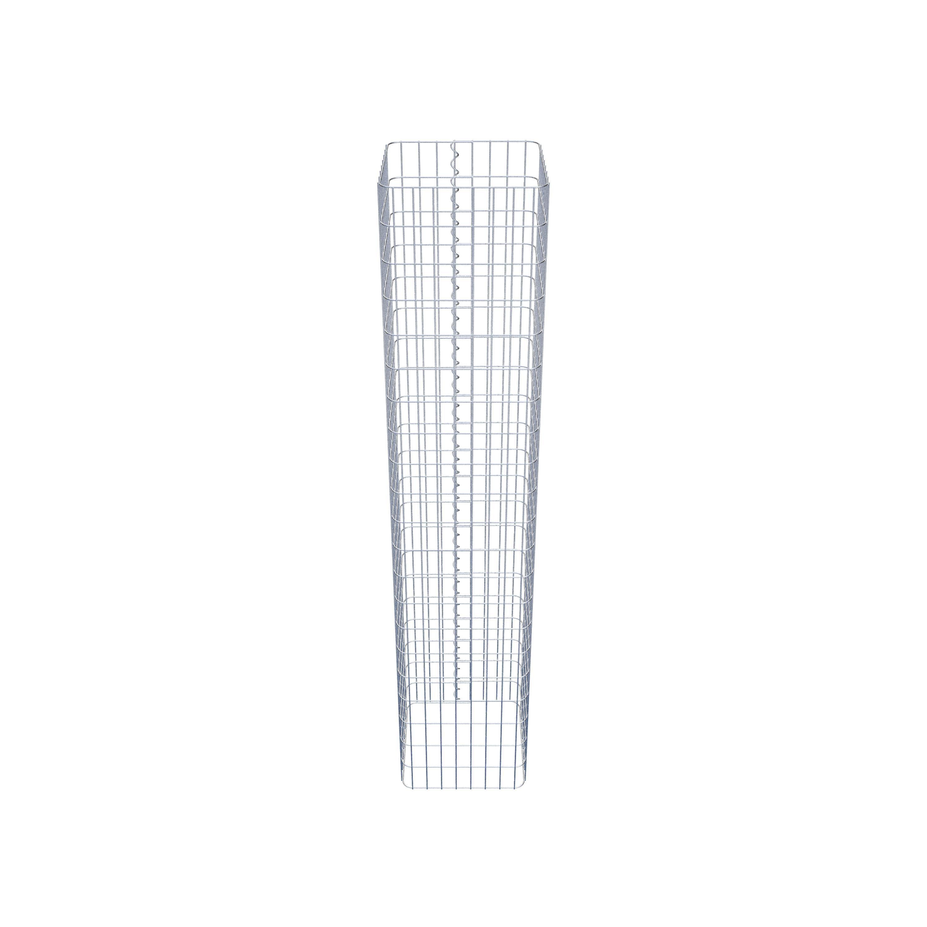 Columna de gaviones 42 x 42 cm, cuadrado MW 5 x 10 cm
