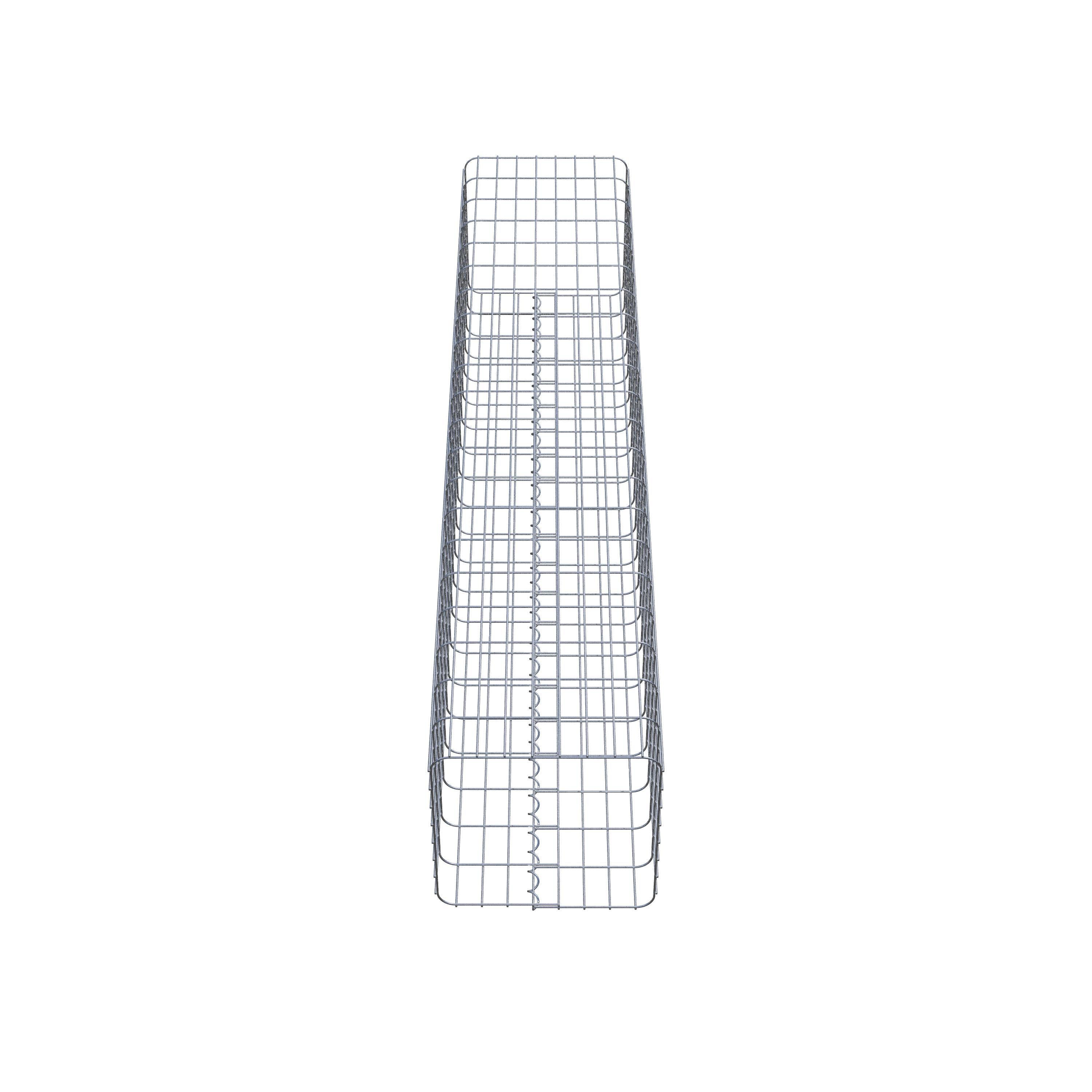 Columna de gaviones 42 x 42 cm, cuadrado MW 5 x 10 cm