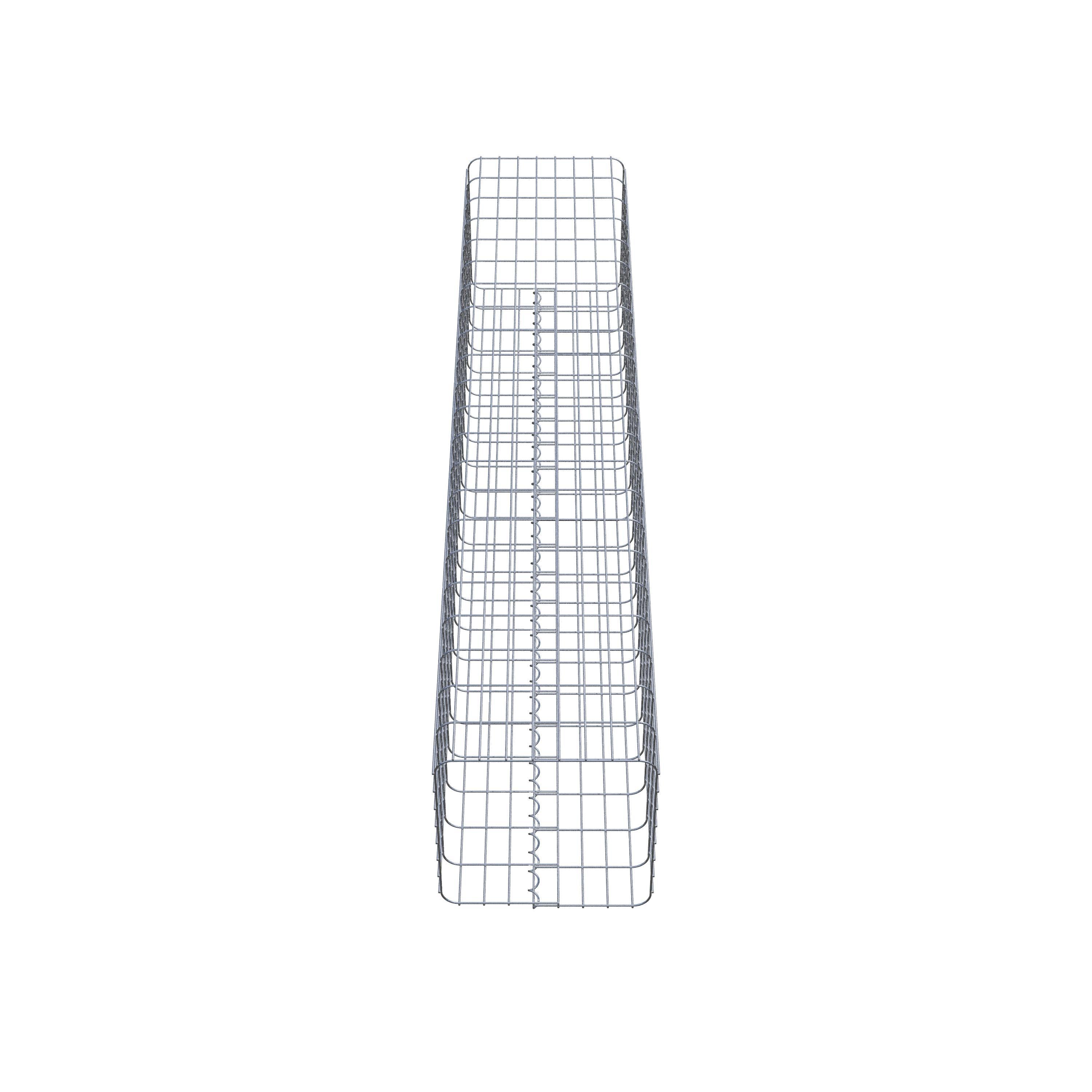 Columna de gaviones 42 x 42 cm, cuadrado MW 5 x 10 cm