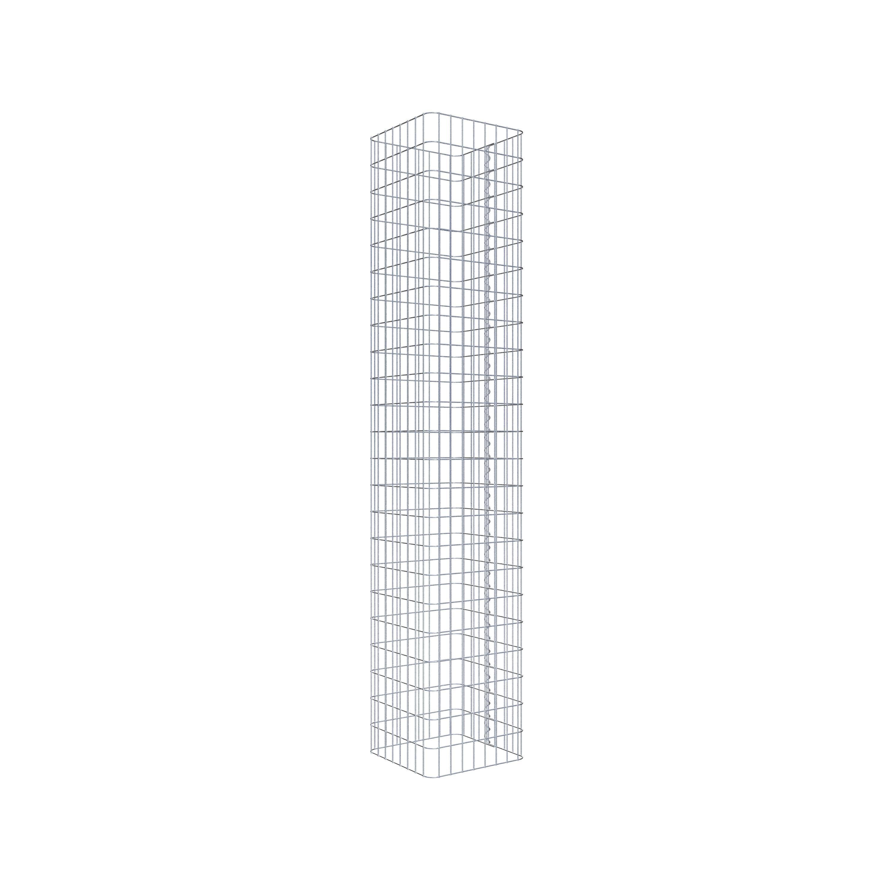 Columna de gaviones 42 x 42 cm, cuadrado MW 5 x 10 cm