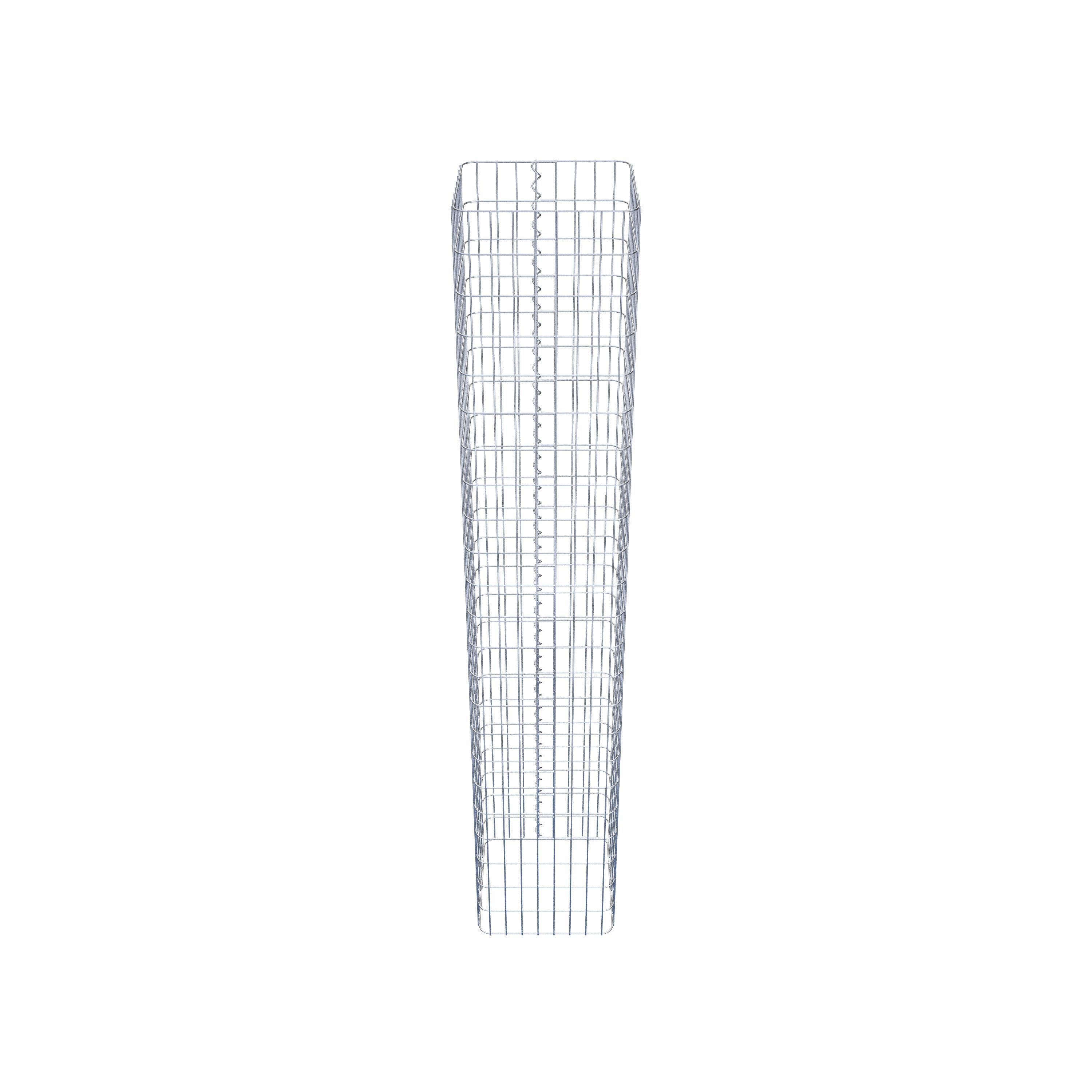 Columna de gaviones 42 x 42 cm, cuadrado MW 5 x 10 cm