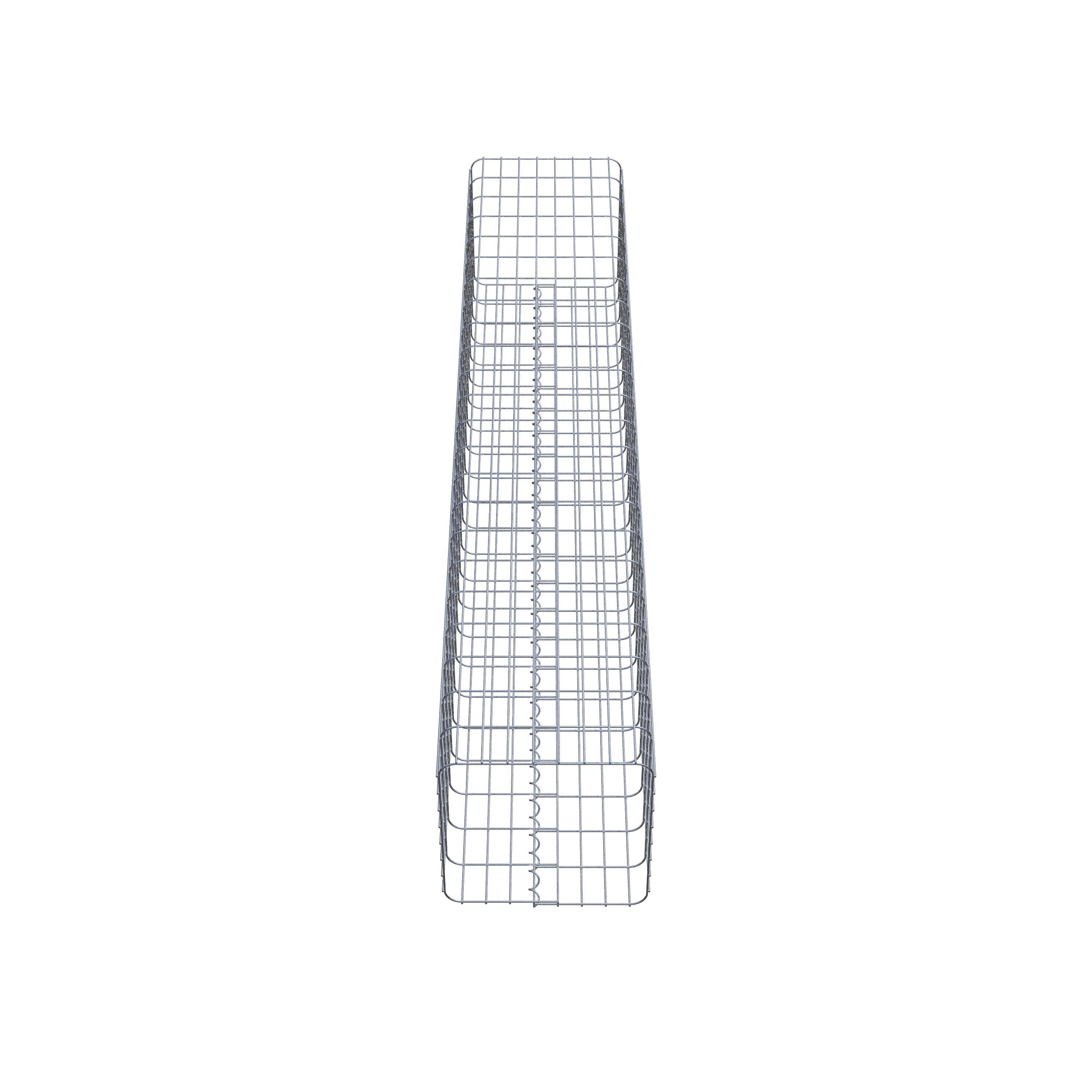 Columna de gaviones 42 x 42 cm, cuadrado MW 5 x 10 cm