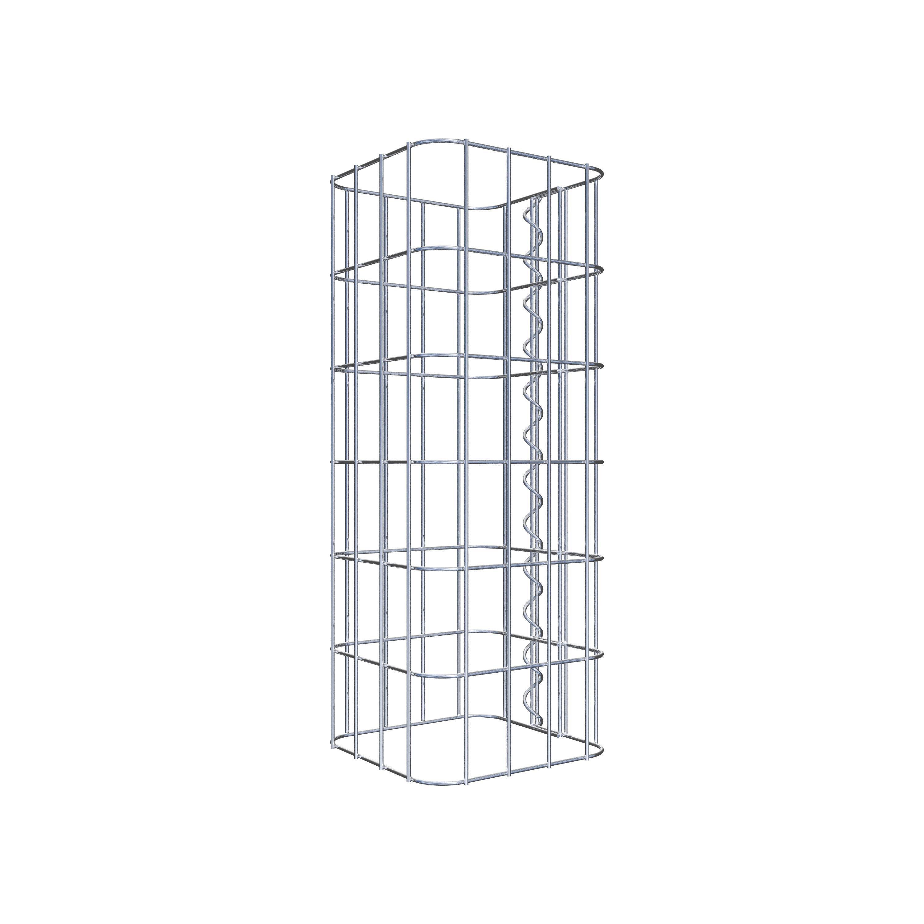 Columna de gaviones 22 x 22 cm, cuadrado MW 5 x 10 cm