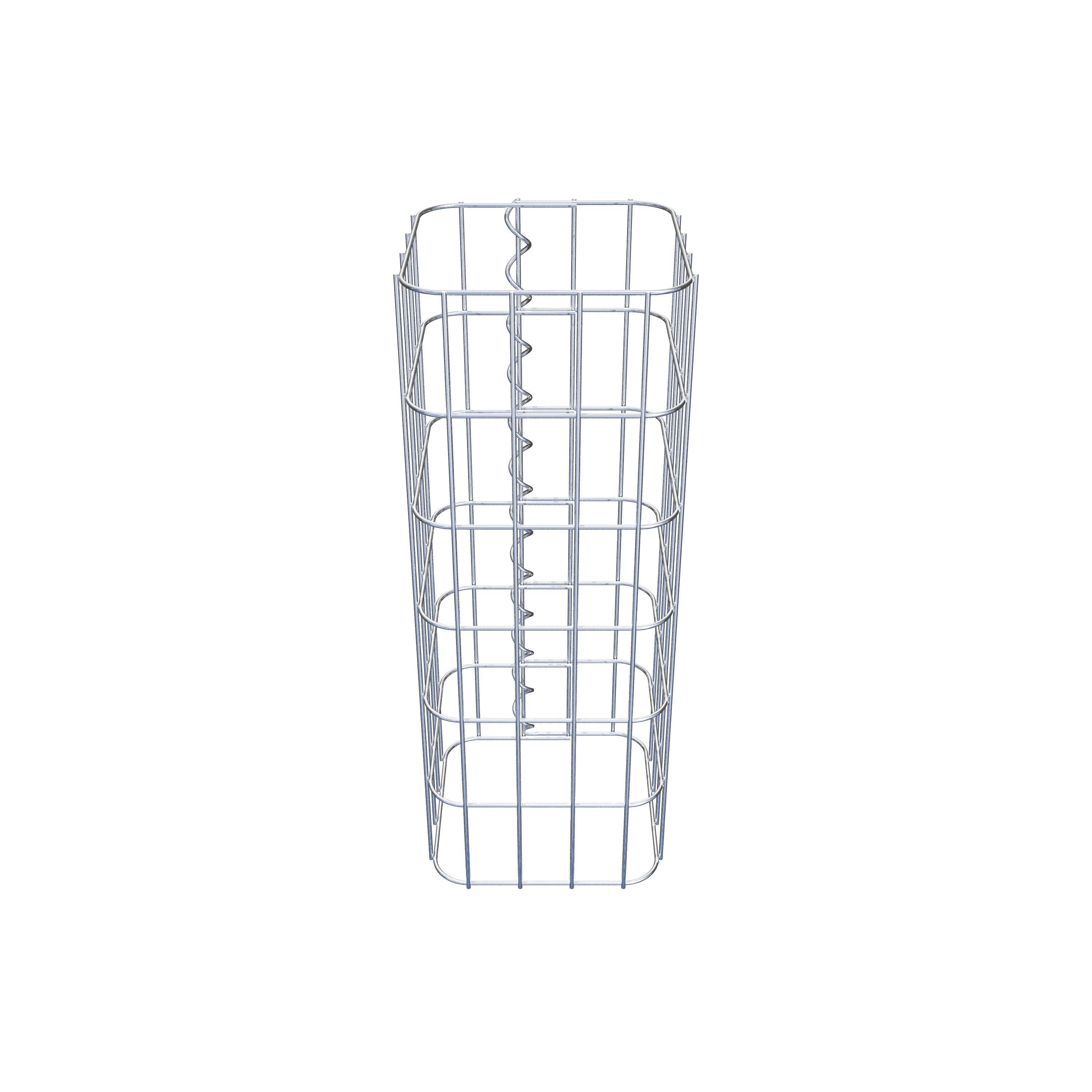 Columna de gaviones 22 x 22 cm, cuadrado MW 5 x 10 cm