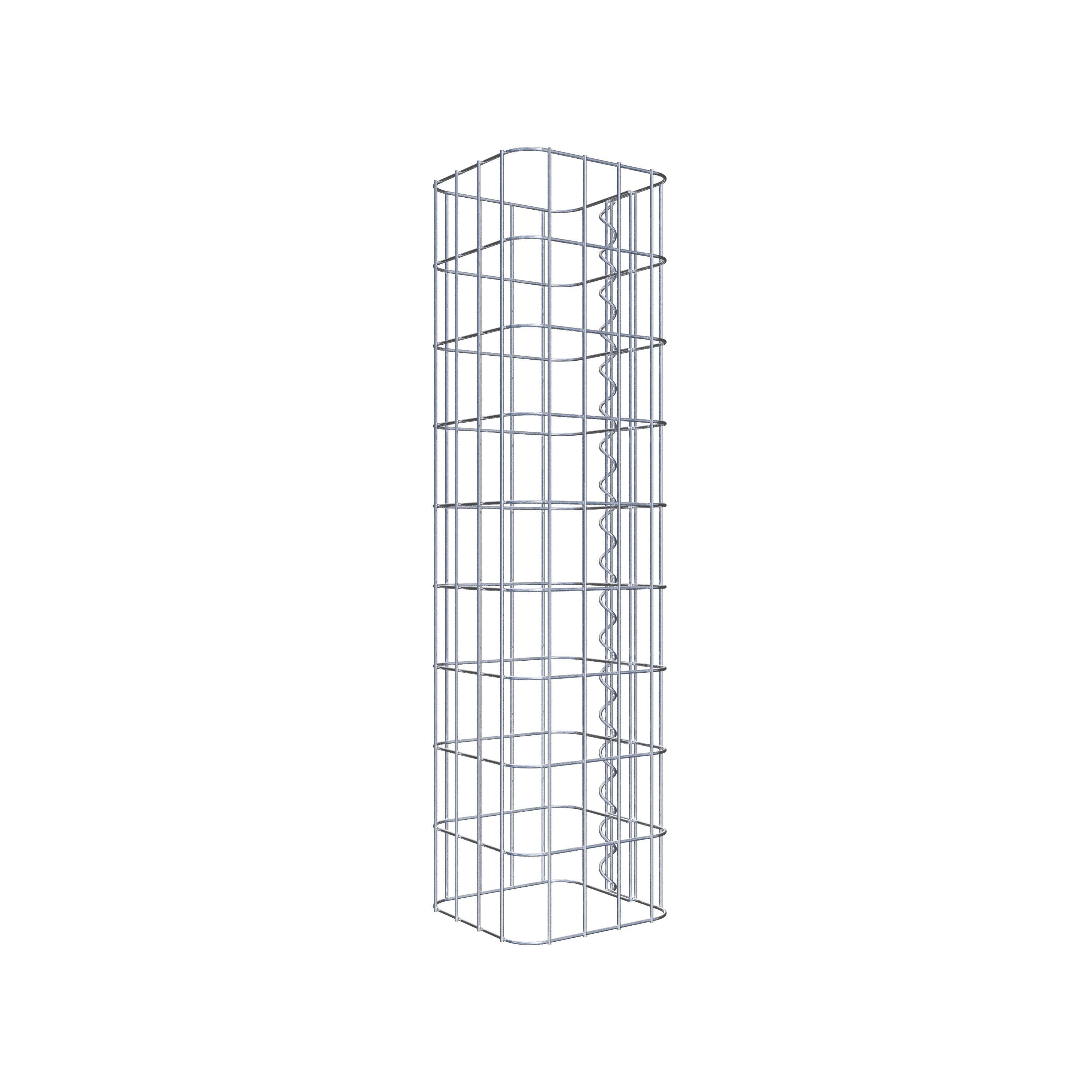 Columna de gaviones 22 x 22 cm, cuadrado MW 5 x 10 cm