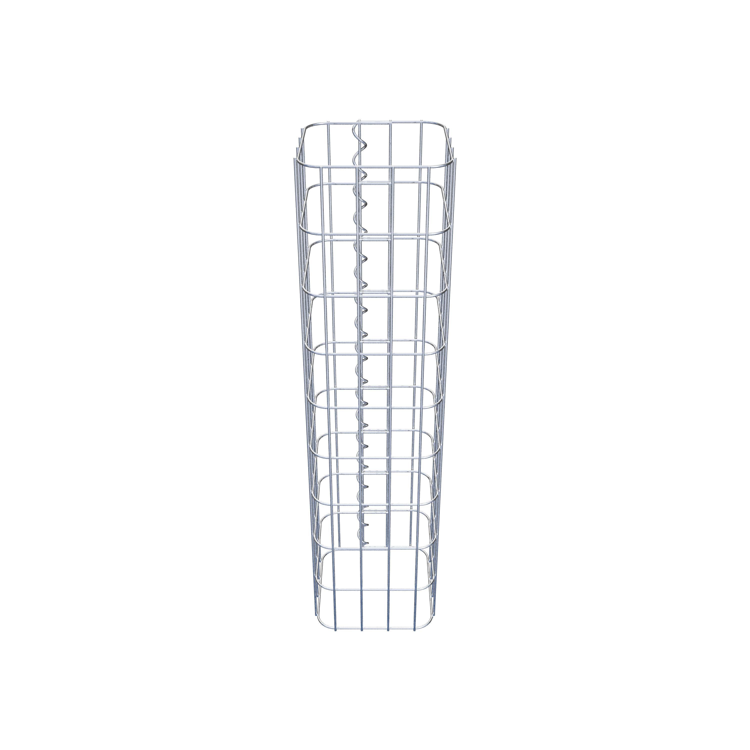 Columna de gaviones 22 x 22 cm, cuadrado MW 5 x 10 cm