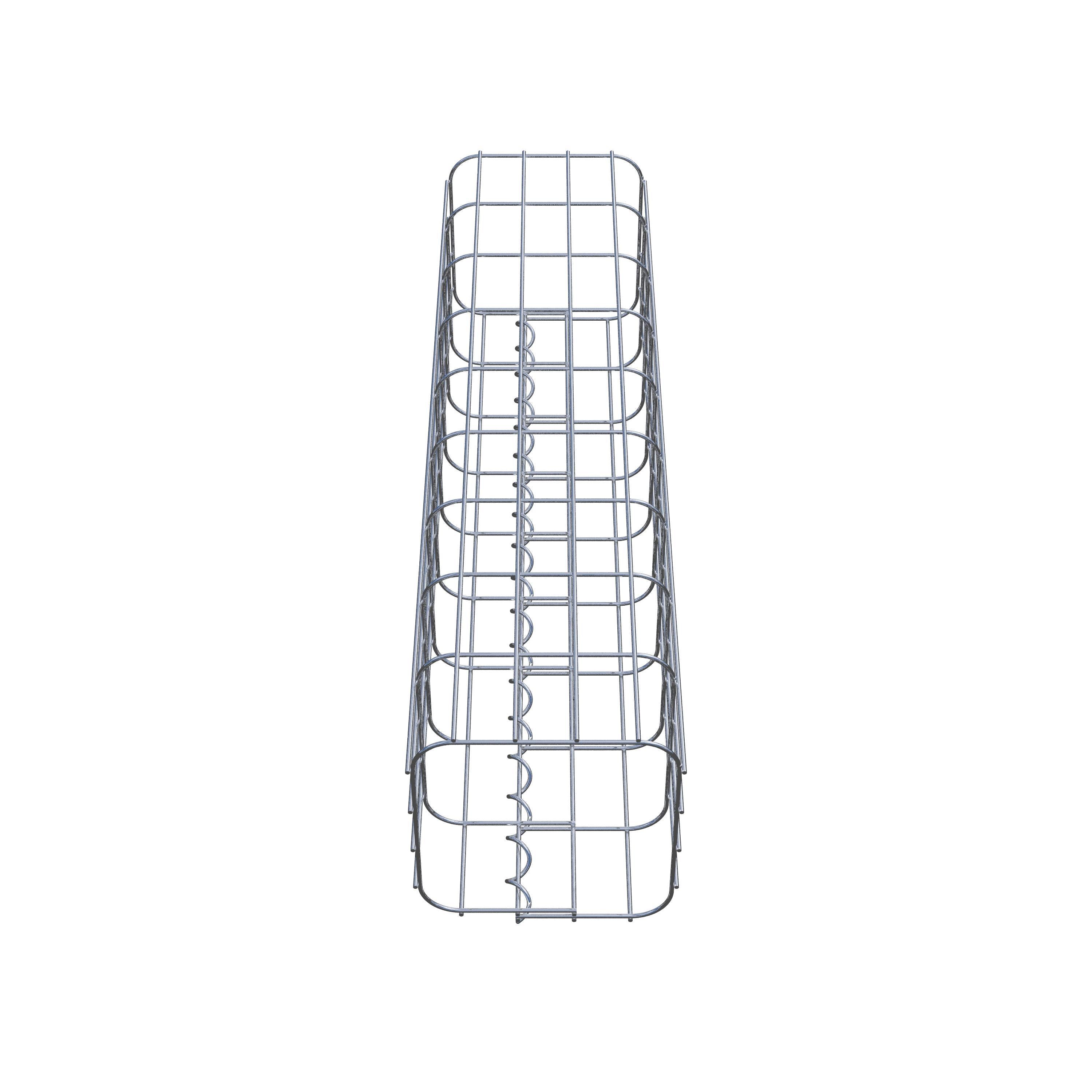 Columna de gaviones 22 x 22 cm, cuadrado MW 5 x 10 cm