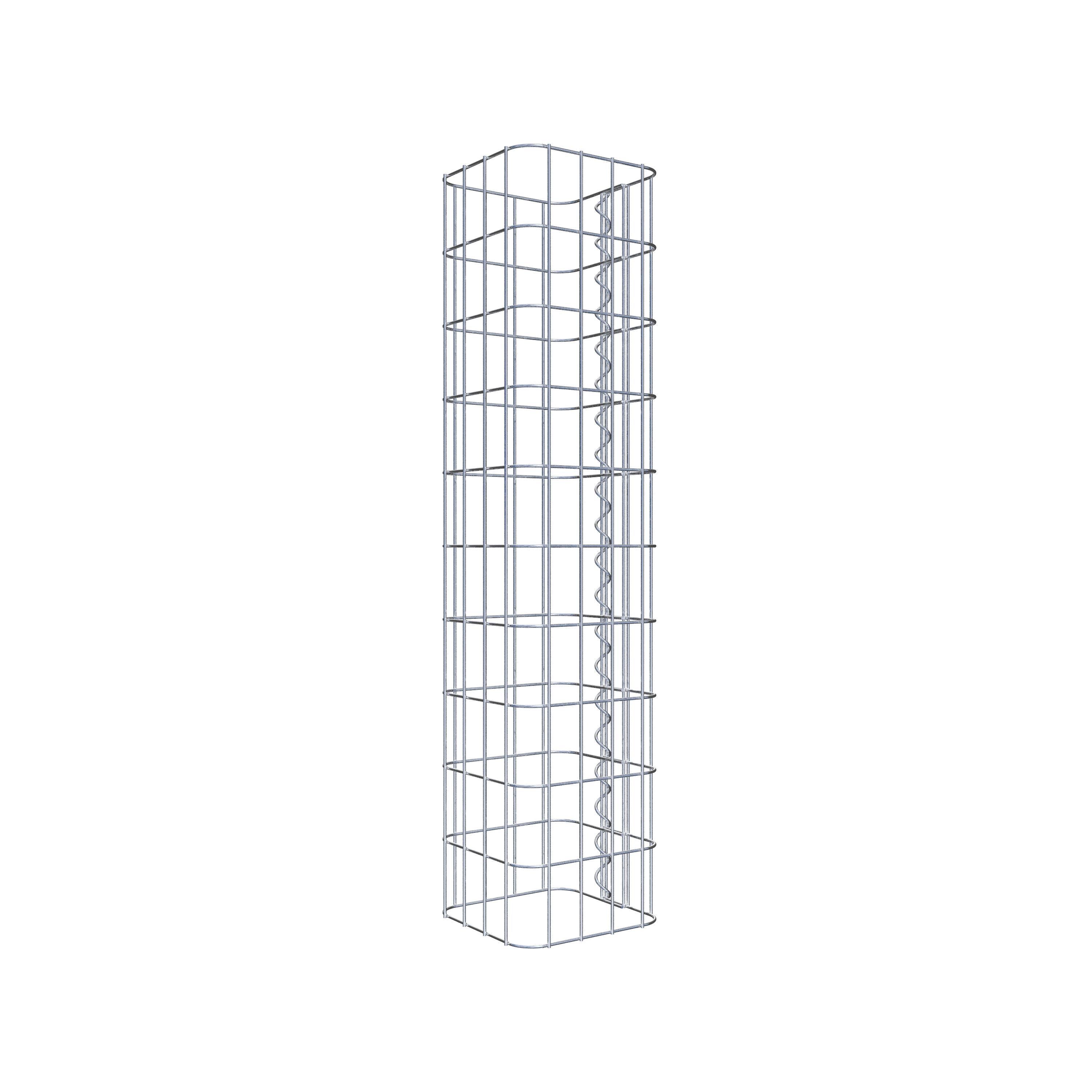 Columna de gaviones 22 x 22 cm, cuadrado MW 5 x 10 cm