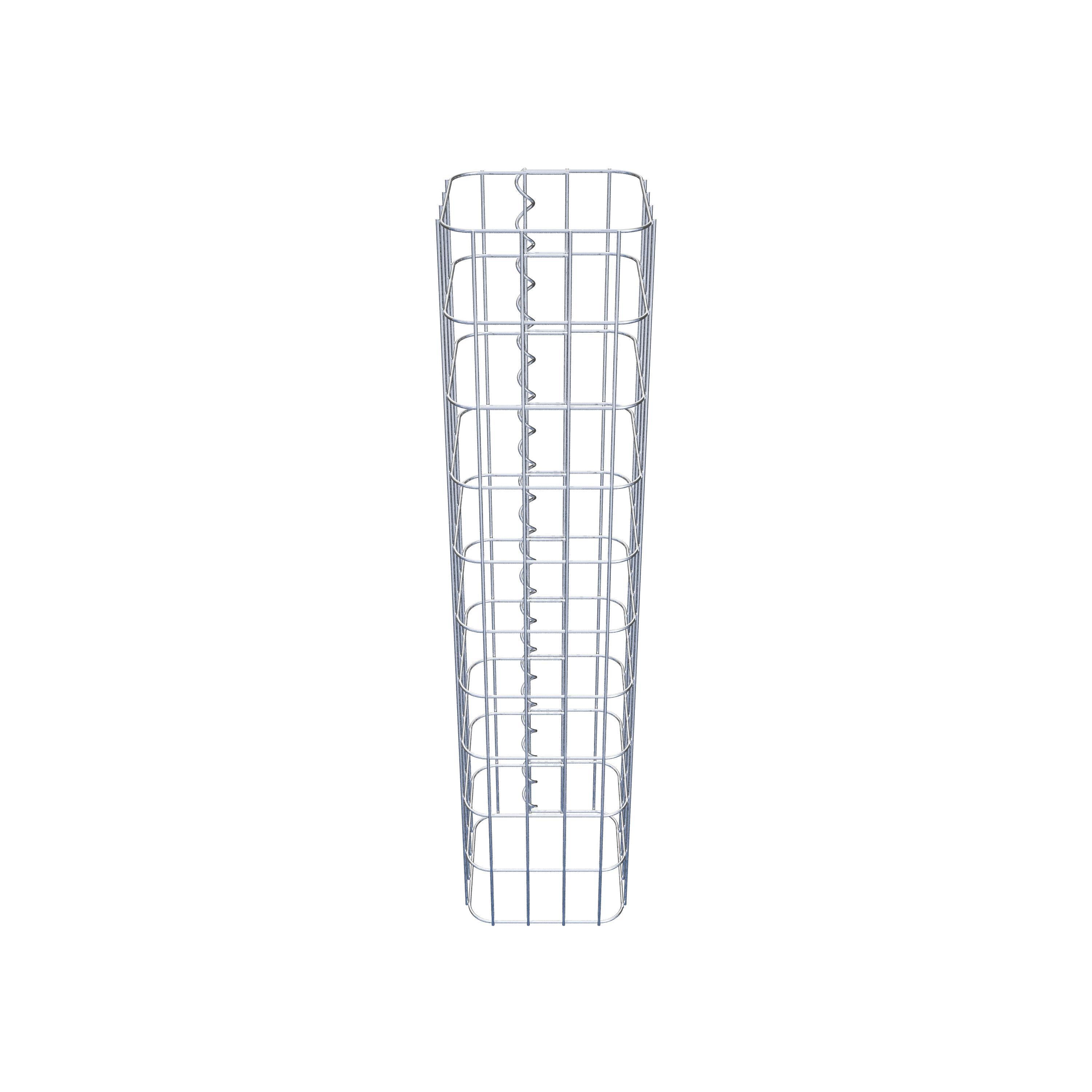 Columna de gaviones 22 x 22 cm, cuadrado MW 5 x 10 cm
