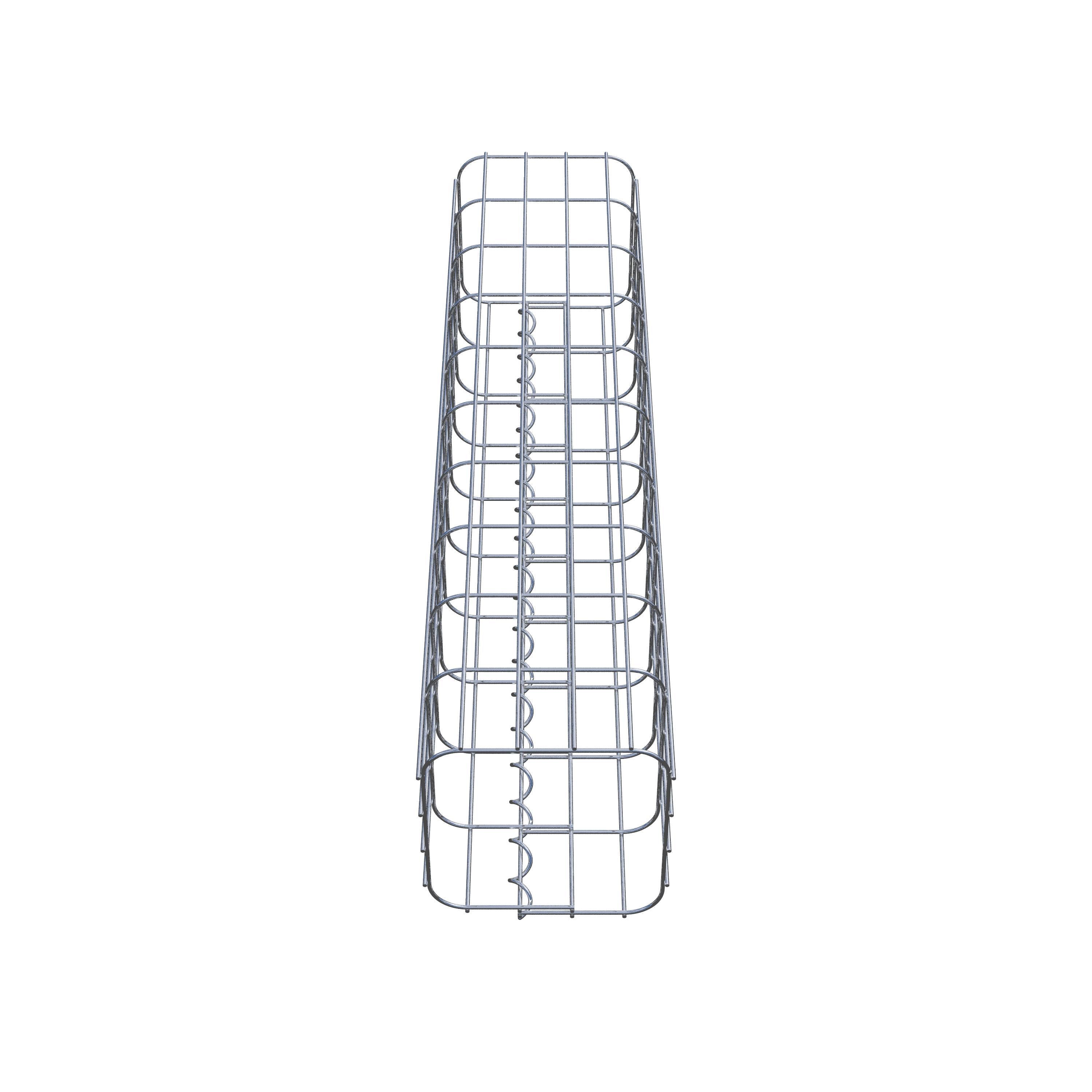 Columna de gaviones 22 x 22 cm, cuadrado MW 5 x 10 cm