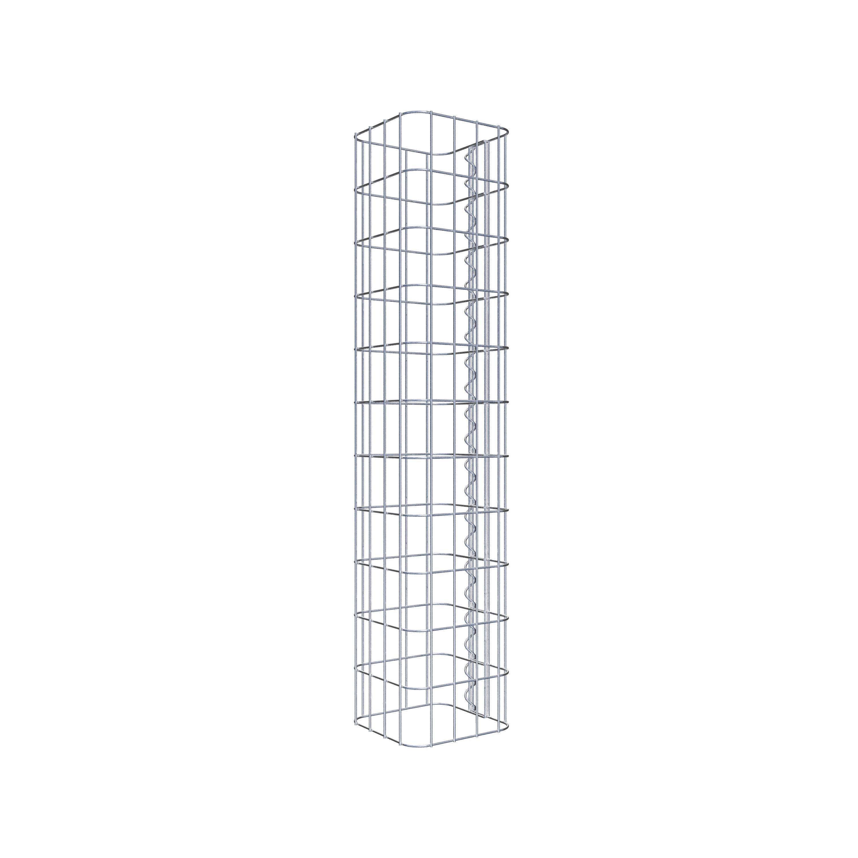 Columna de gaviones 22 x 22 cm, cuadrado MW 5 x 10 cm