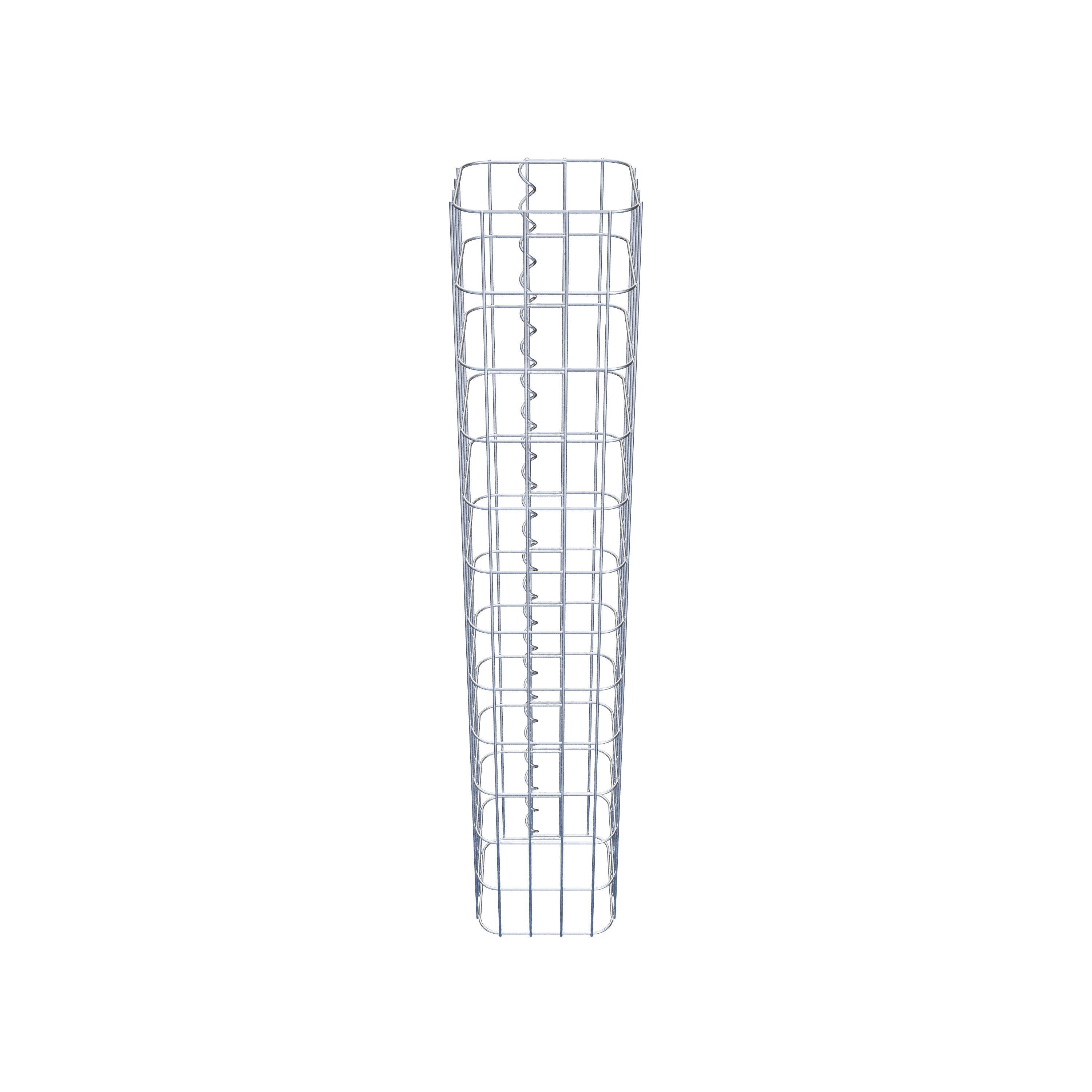Columna de gaviones 22 x 22 cm, cuadrado MW 5 x 10 cm