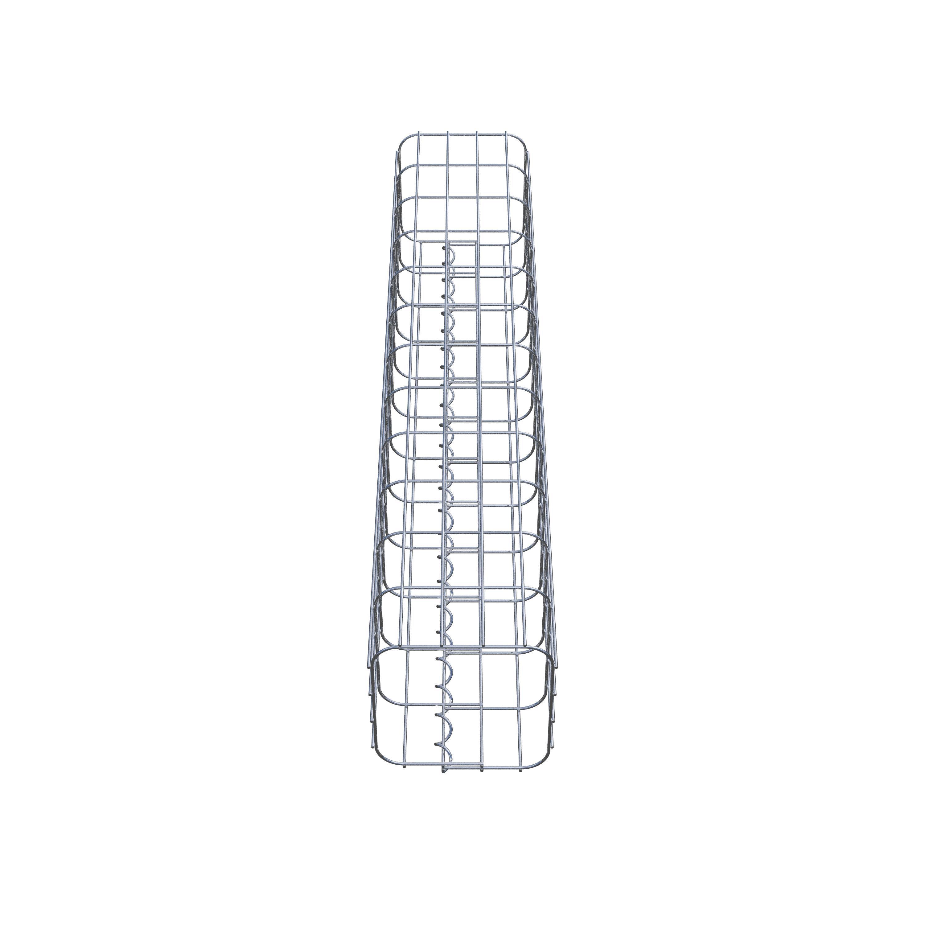 Columna de gaviones 22 x 22 cm, cuadrado MW 5 x 10 cm