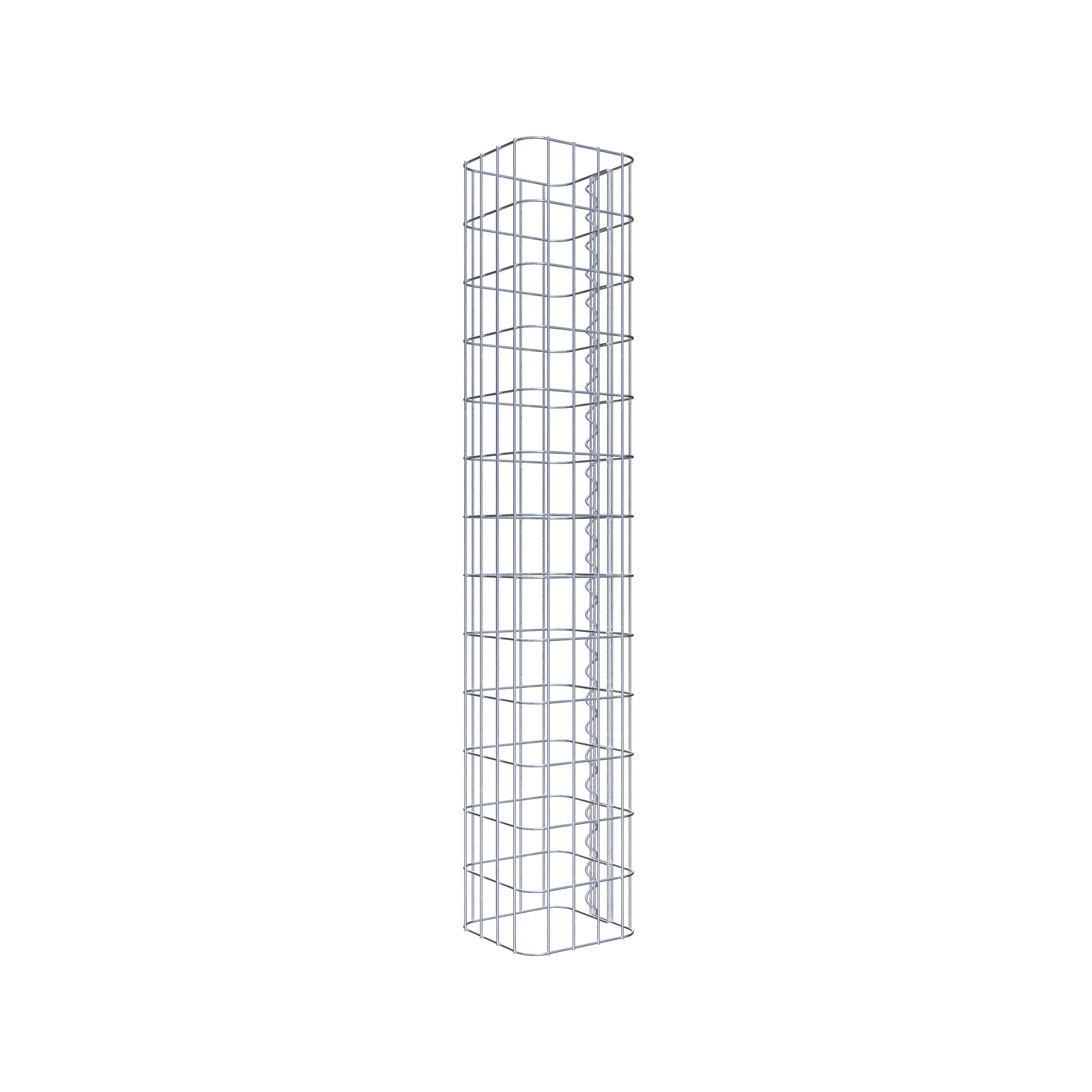Columna de gaviones 22 x 22 cm, cuadrado MW 5 x 10 cm